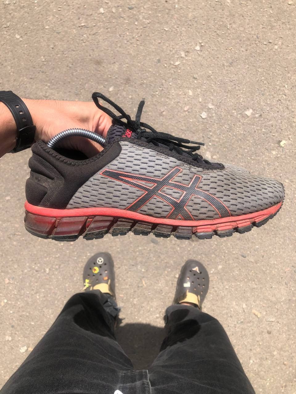 Asics × Vintage VERY RARE ASICS GEL QUANTUM RUNNING SNEAKERS JAPAN STYLE Y2K Size US 9 / EU 42 - 1 Thumbnail