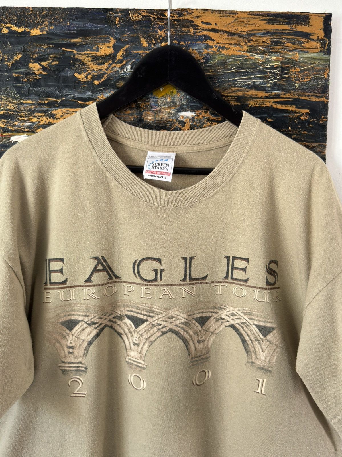 Band Tees × Vintage Vintage 2001 The Eagles European Tour Graphic Band Tee Size US XL / EU 56 / 4 - 3 Thumbnail