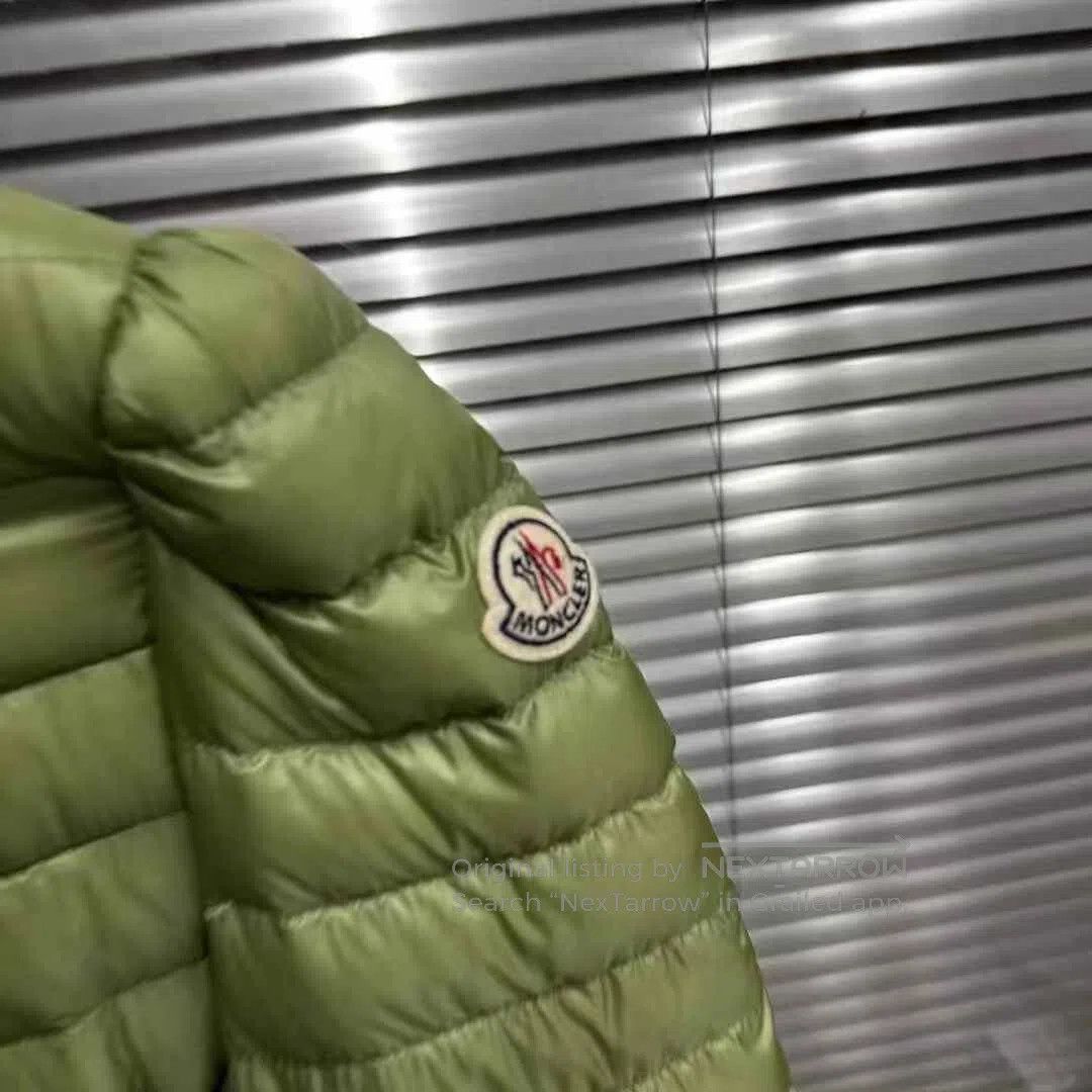 Moncler Moncler Green Logo Hem Down Jacket. Size L / US 10 / IT 46 - 2 Thumbnail