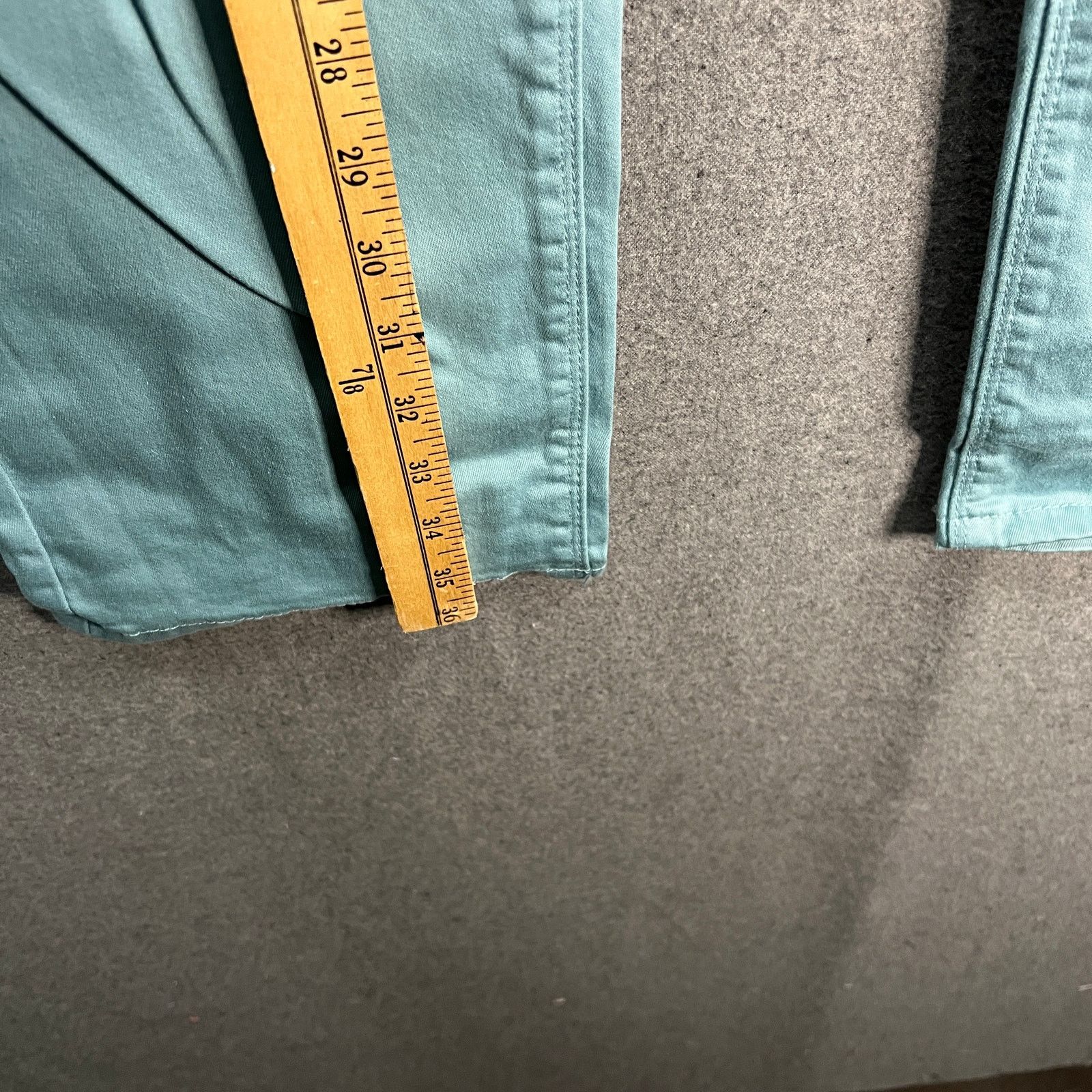 Other Laurie Felt Regular Wave Denim 5-Pocket Crop Straight Jeans Size 34" / US 12 / IT 48 - 4 Thumbnail