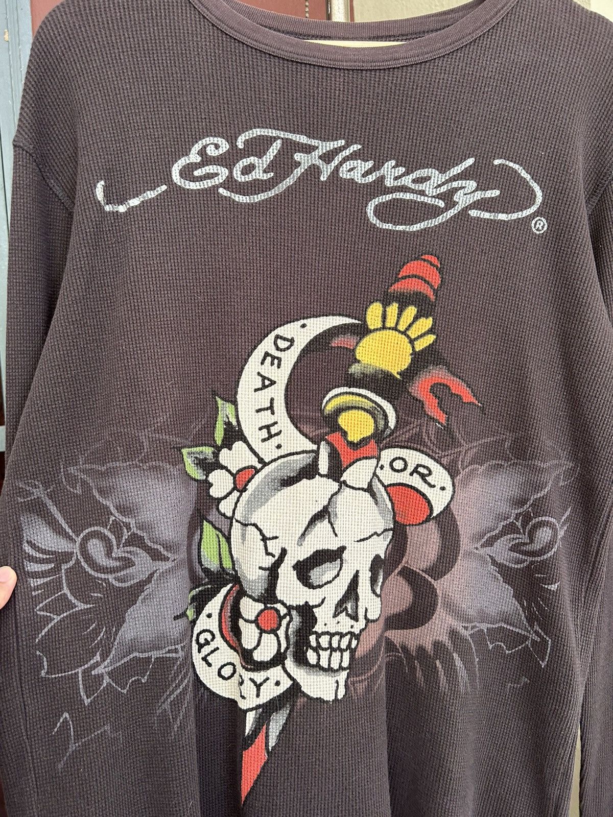 Ed Hardy ☠️Ed Hardy Skull Long Sleeve ☠️ Size US M / EU 48-50 / 2 - 3 Thumbnail