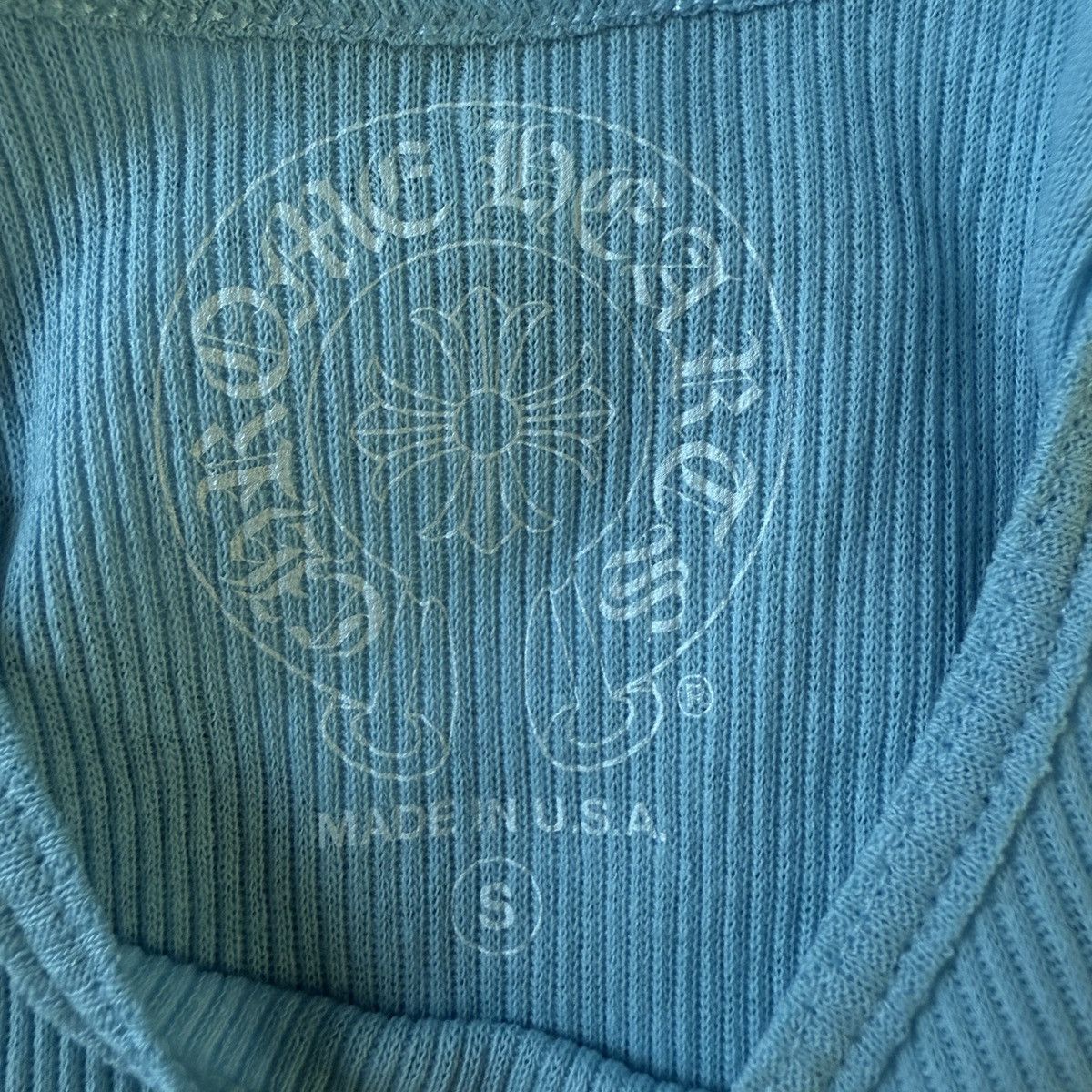 Chrome Hearts Chrome Hearts Blue Tank Top Size S Size S / US 4 / IT 40 - 4 Thumbnail