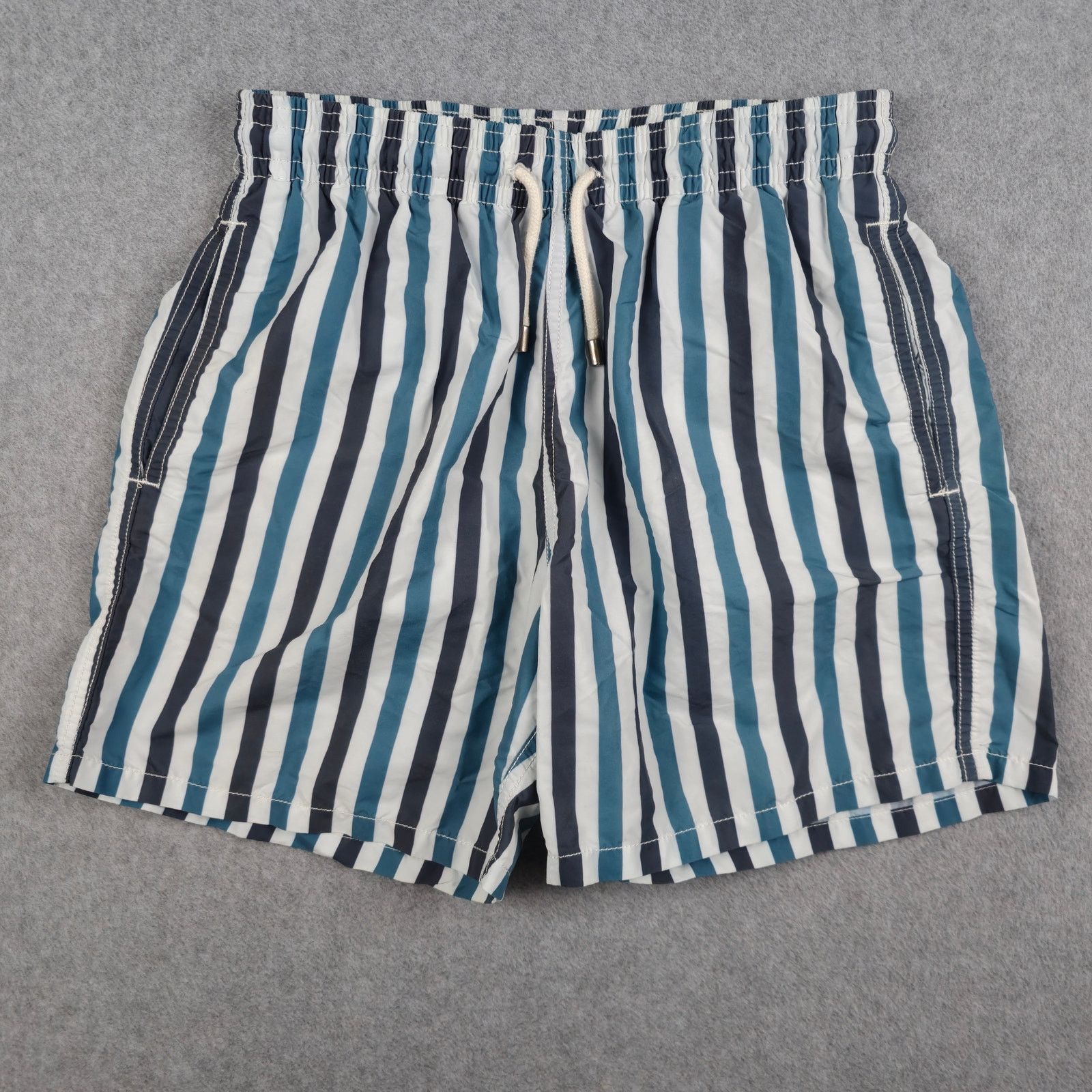 Solid & Striped Solid & Striped Large The Classic Swim Shorts Blue Stripe Size US 30 / EU 46 - 1 Thumbnail