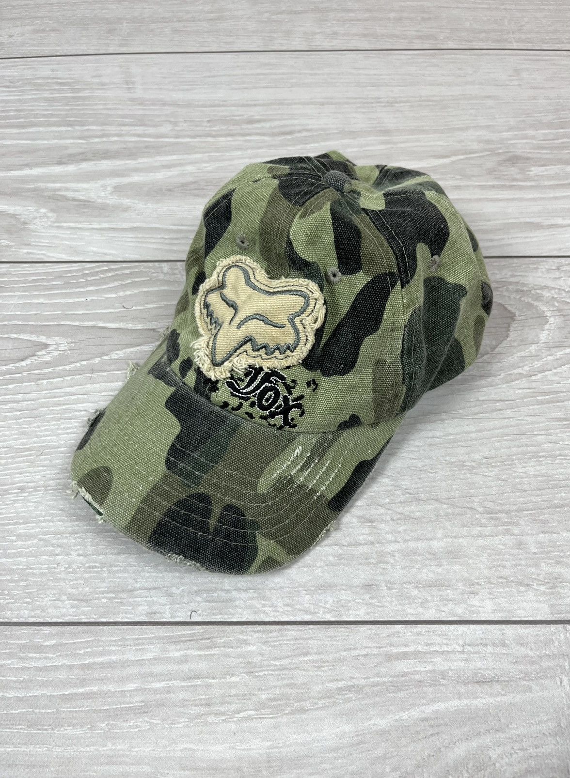 Fox Racing Fox Racing Distressed Camo Cap Hat Size ONE SIZE - 1 Thumbnail