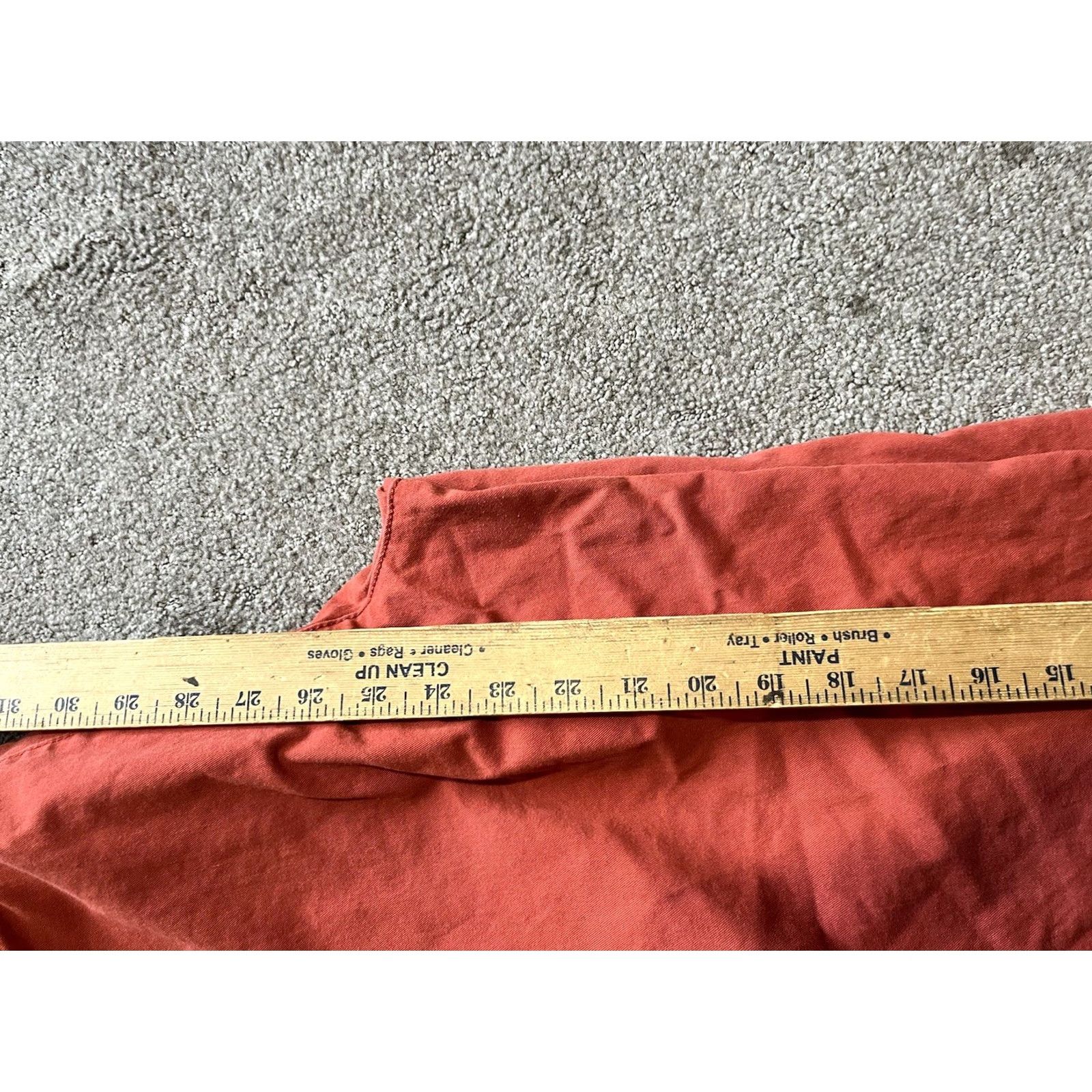 Ann Taylor ANN TAYLOR LOFT Marisa Orange straight leg pants size 12 Women Chino Cotton Dress Pants Regular Size 34" / US 12 / IT 48 - 7 Thumbnail