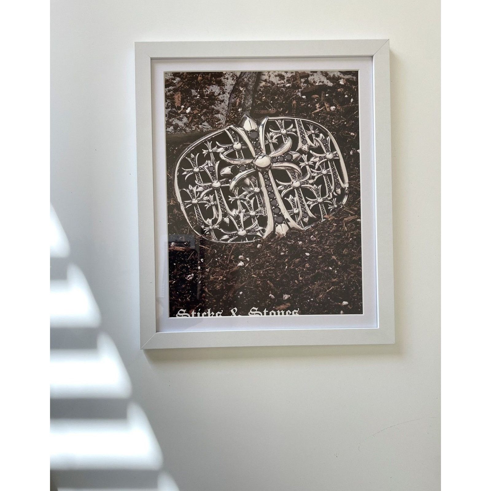 Chrome Hearts Chrome Hearts Silver buckle photo 11x14 Framed poster Size ONE SIZE - 1 Thumbnail