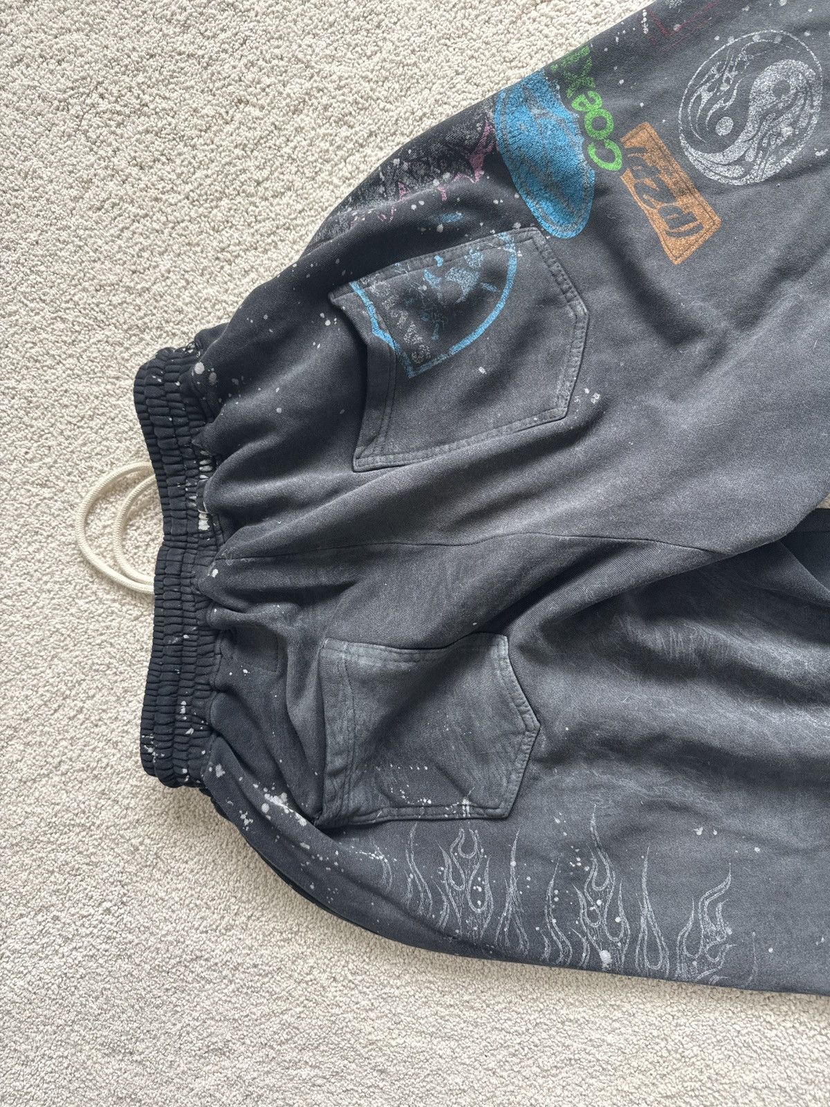 HELLSTAR Hellstar Graffiti Sweatpants *RARE* Size US 32 / EU 48 - 5 Thumbnail