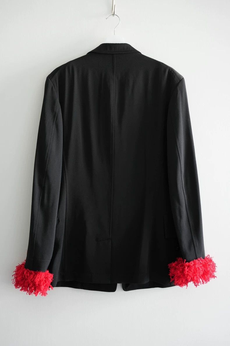 Yohji Yamamoto Yohji Yamamoto size 2 13 aw Festive Hand Flower Zipper Suit Size 38R - 2 Thumbnail