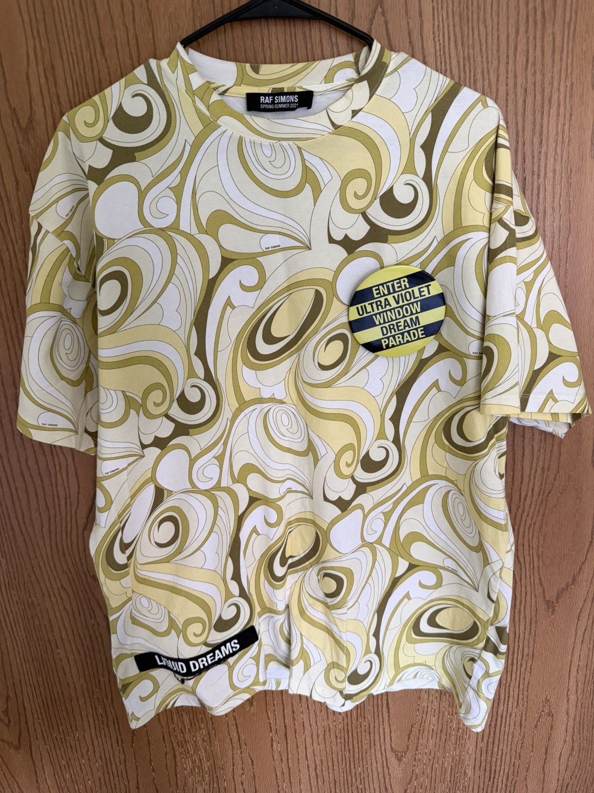 Raf Simons Hippie Print Pucci Mens Graphic T Shirt Size M