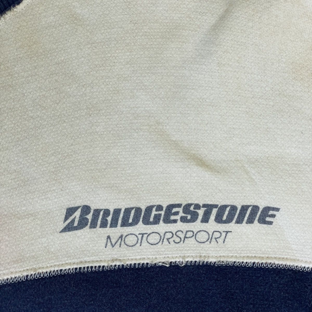 Vintage VTG Patchwork Multicolour Bridgestone Sweatshirt Size US L / EU 52-54 / 3 - 4 Thumbnail