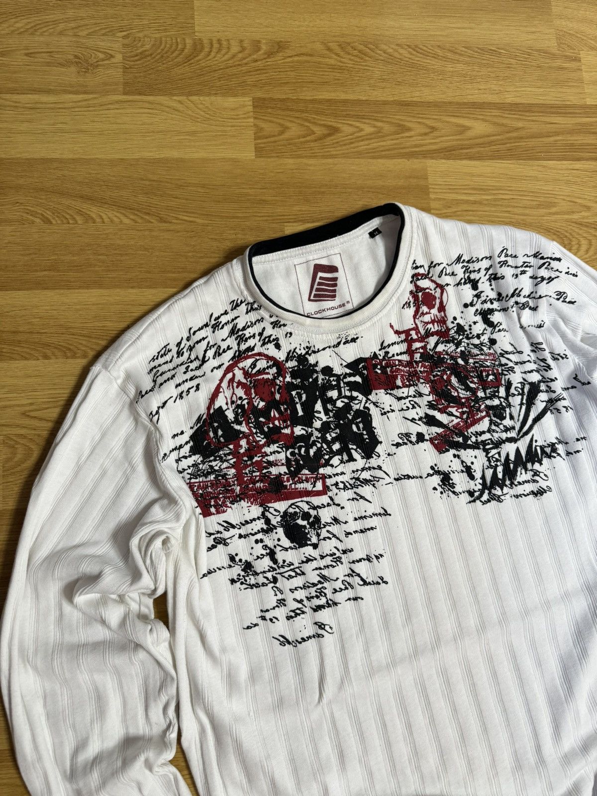 Japanese Brand × Vintage ClockHouse longsleeve avant-garde Mockneck Anglomania Size US M / EU 48-50 / 2 - 4 Thumbnail