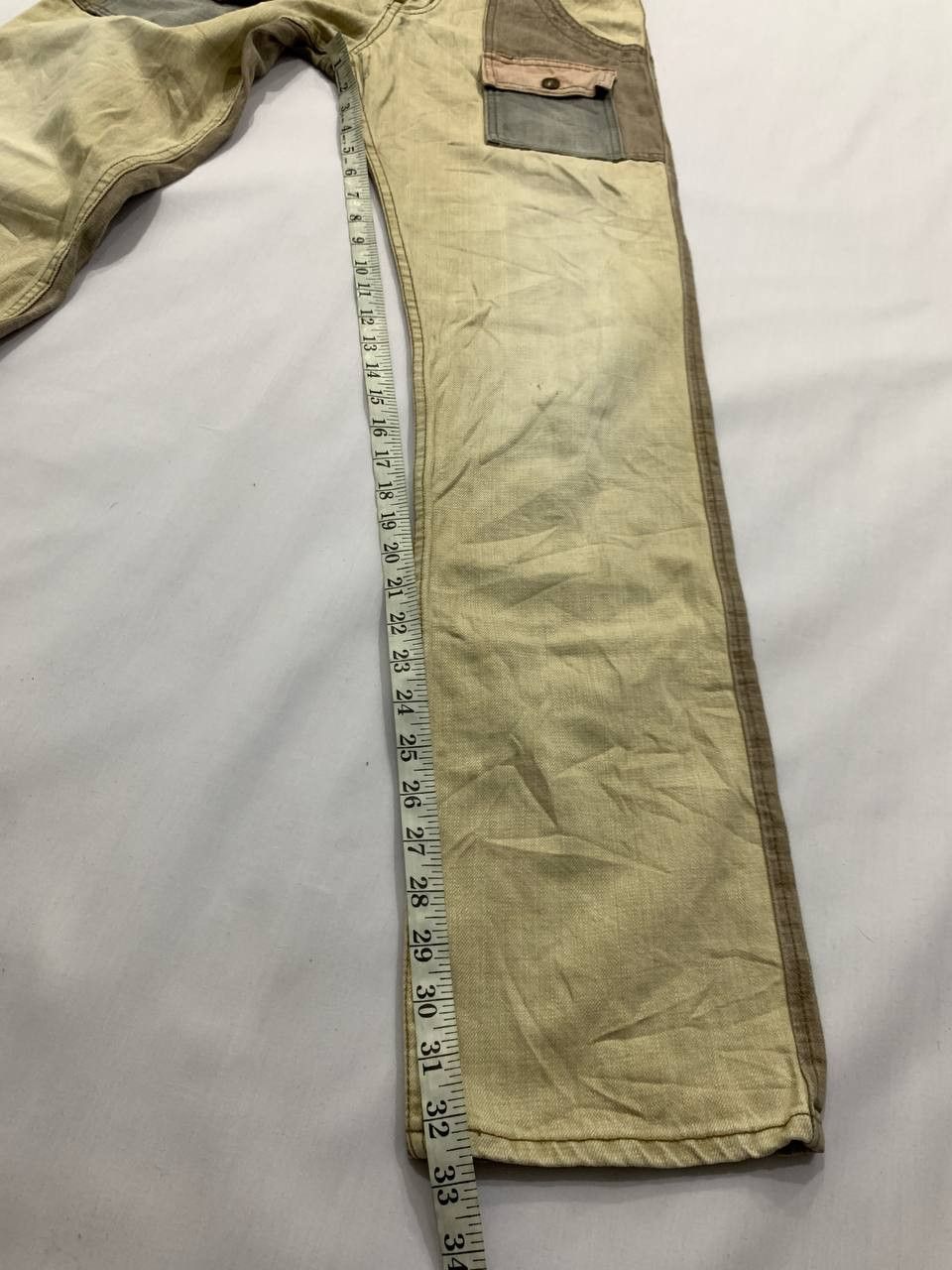 Japanese Brand 2000s Studio Ecru Japan Bush Pant Size US 31 - 15 Thumbnail