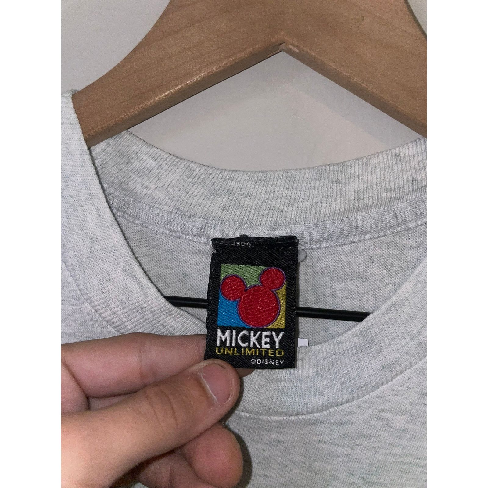 Vintage Vintage Mickey Disney Orlando Shirt Florida Gray 90s Tee L Size US L / EU 52-54 / 3 - 6 Thumbnail