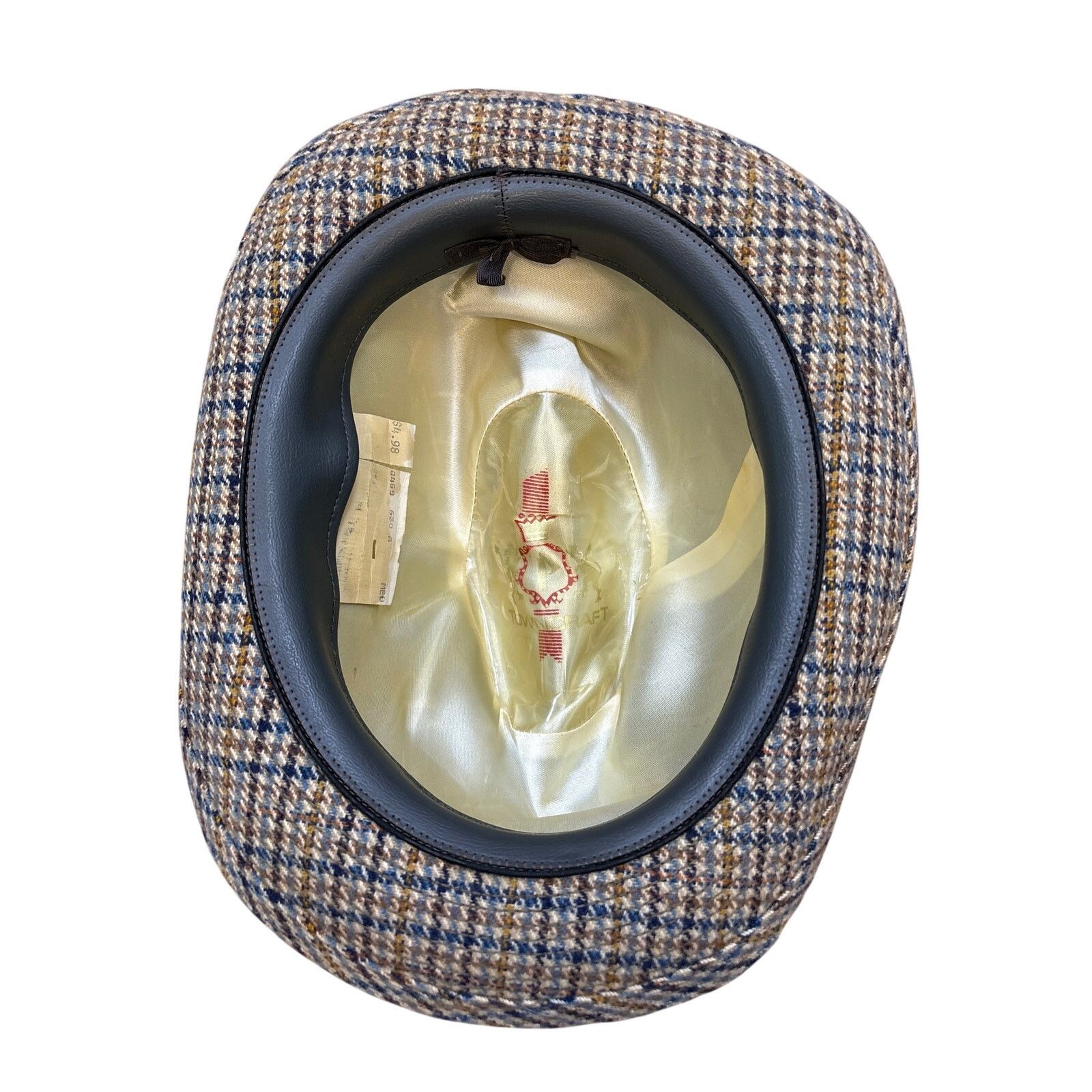Towncraft VTG 1969 NWT Towncraft 100% Wool Fedora hat trilby Medium Size ONE SIZE - 4 Thumbnail