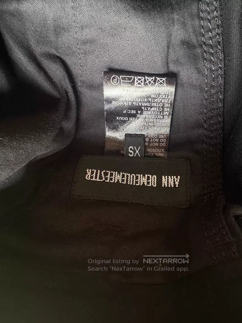Ann Demeulemeester Ann Demeulemeester size XS Pure cotton sport trousers Size 22" - 4 Thumbnail