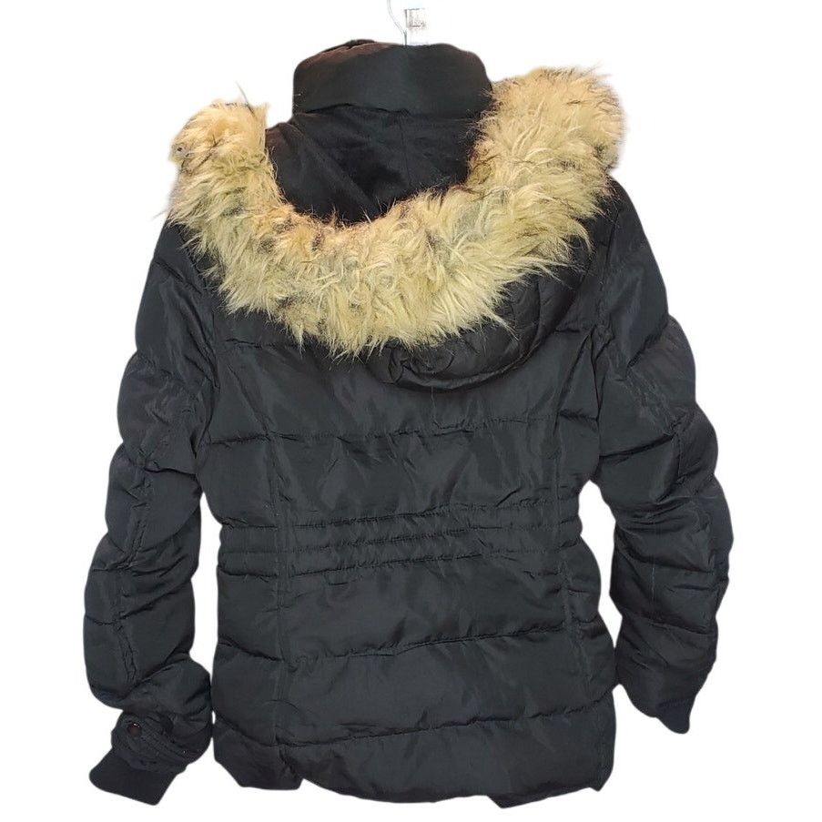 Other Special One Black Puffer Coat Hood Women’s Large Size L / US 10 / IT 46 - 2 Thumbnail