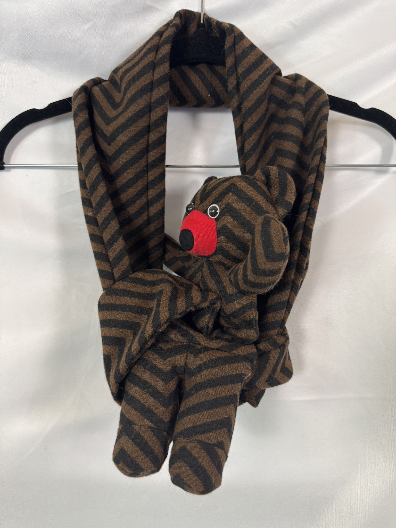 Jean Charles De Castelbajac JC de Castelbajac Paris Teddy Bear Scarf Brown Size ONE SIZE - 8 Thumbnail