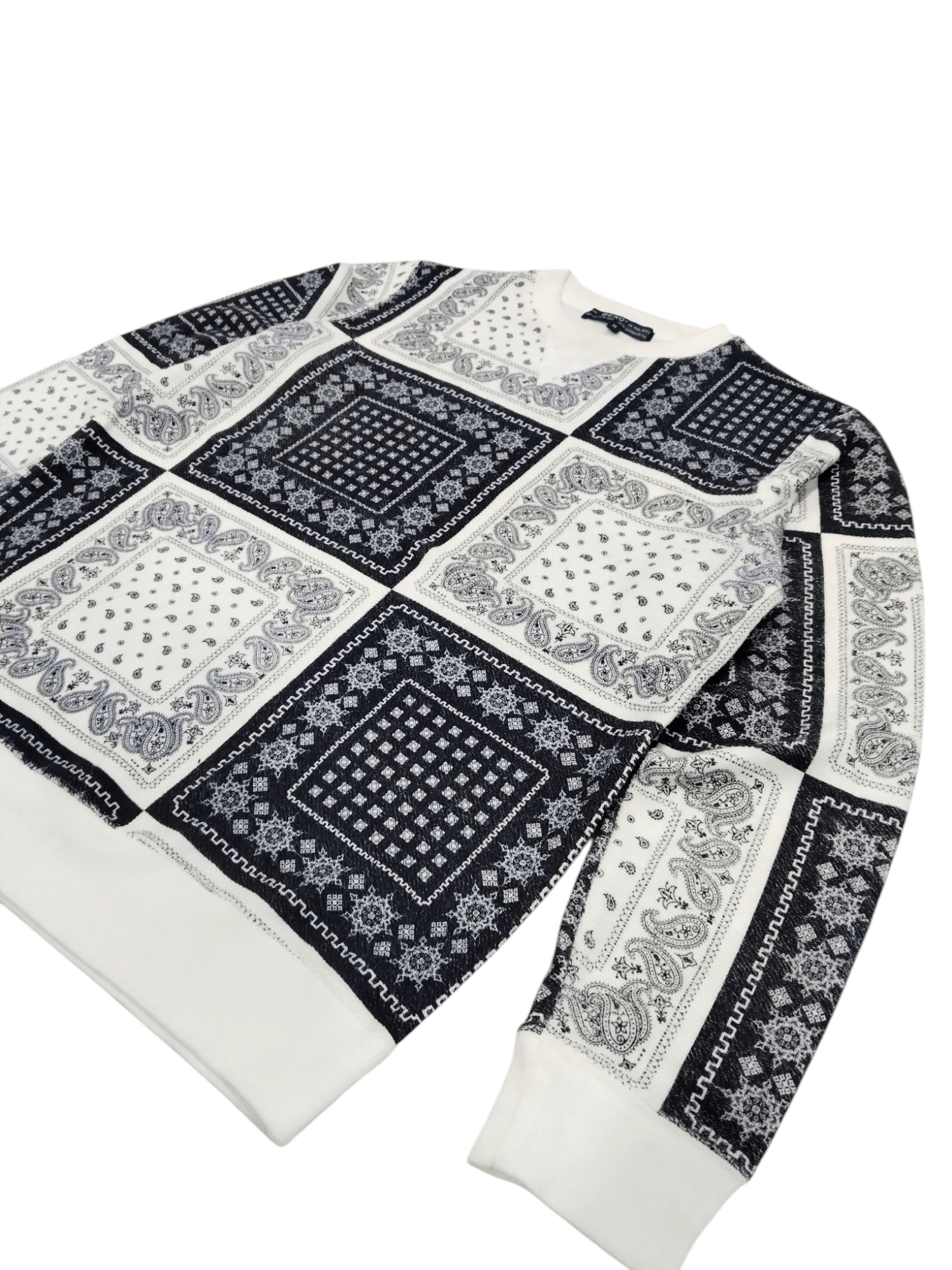 Japanese Brand Vintage Paisley Design Fullprint Sweatshirt Size US M / EU 48-50 / 2 - 2 Thumbnail
