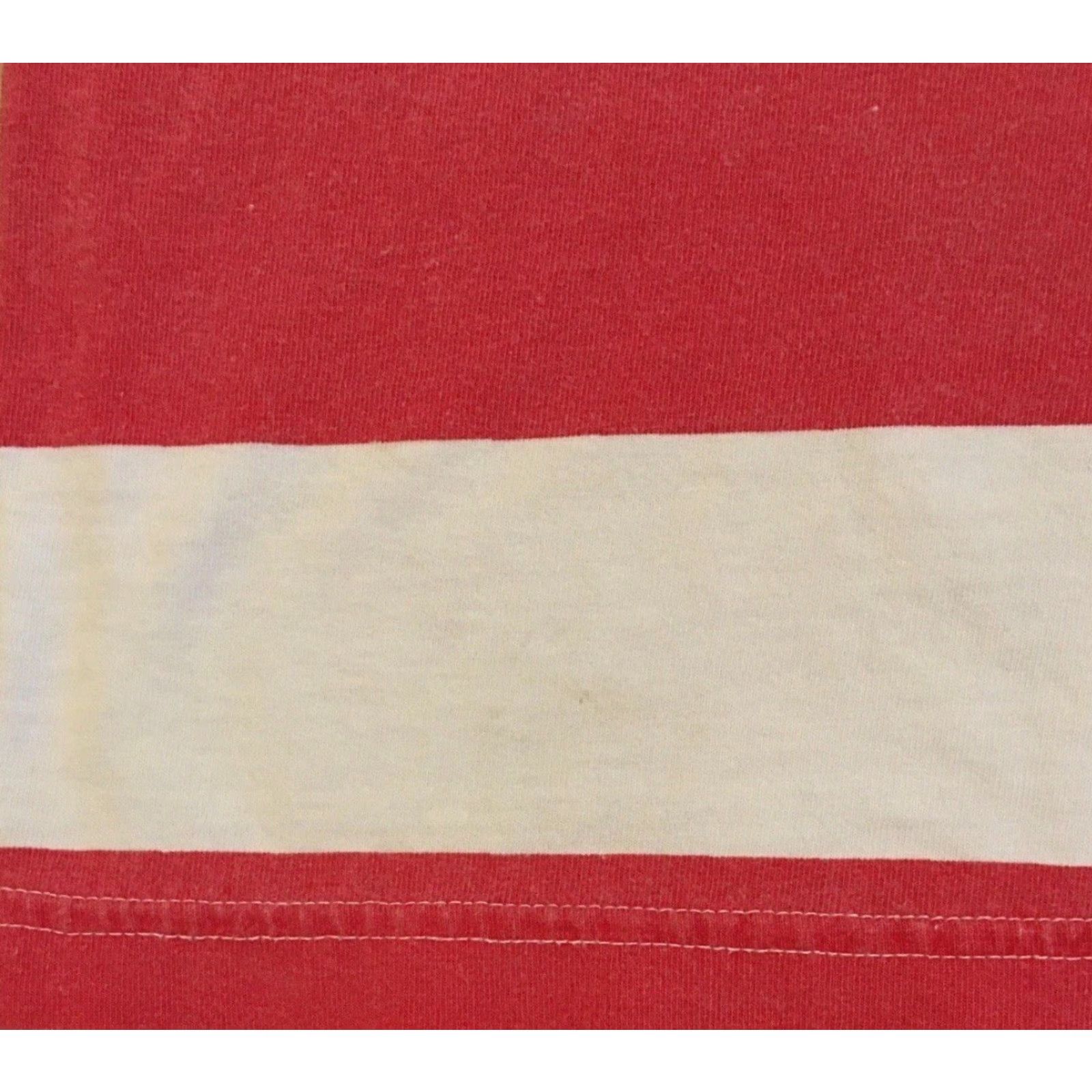 Vintage VINTAGE 90s Striped Faded Hoodie Shirt M Grunge Vaporwave Surf Skate Beach OP Red Shirt Hooded Mens Size US M / EU 48-50 / 2 - 5 Thumbnail