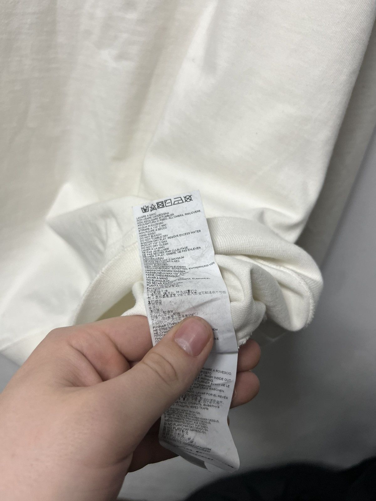 Maison Margiela Maison Margiela Big Logo Sweatshirt Luxury White Mens Size US S / EU 44-46 / 1 - 17 Thumbnail