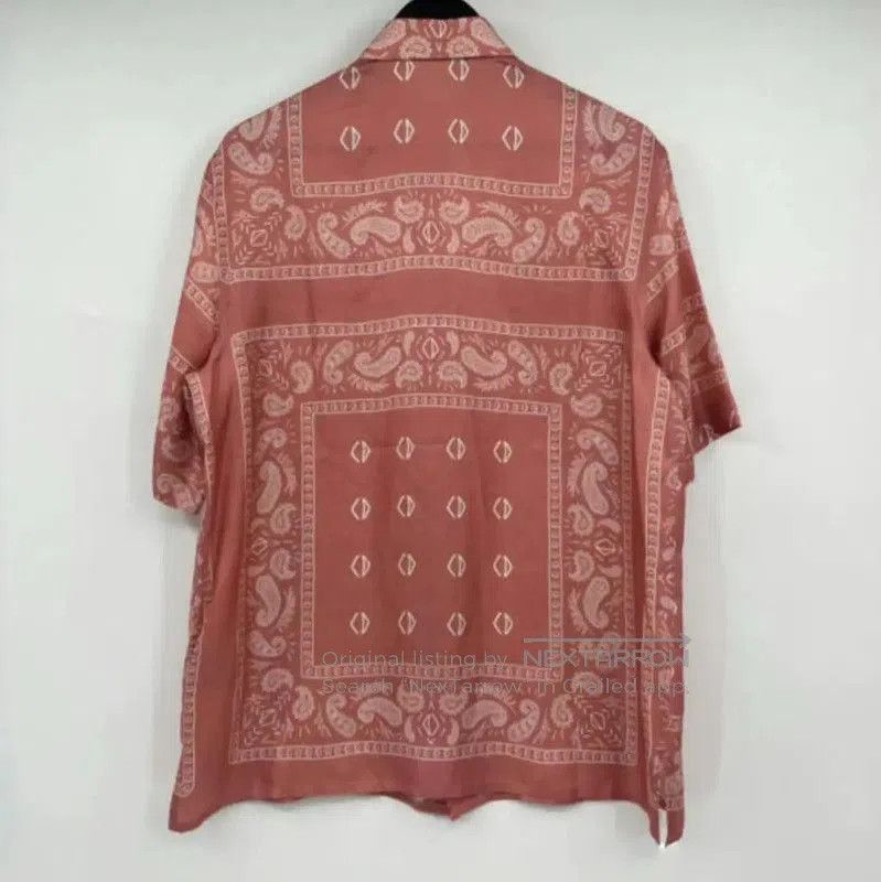 Dior Dior Summer Pink Silk Print Shirt . Size US L / EU 52-54 / 3 - 2 Thumbnail