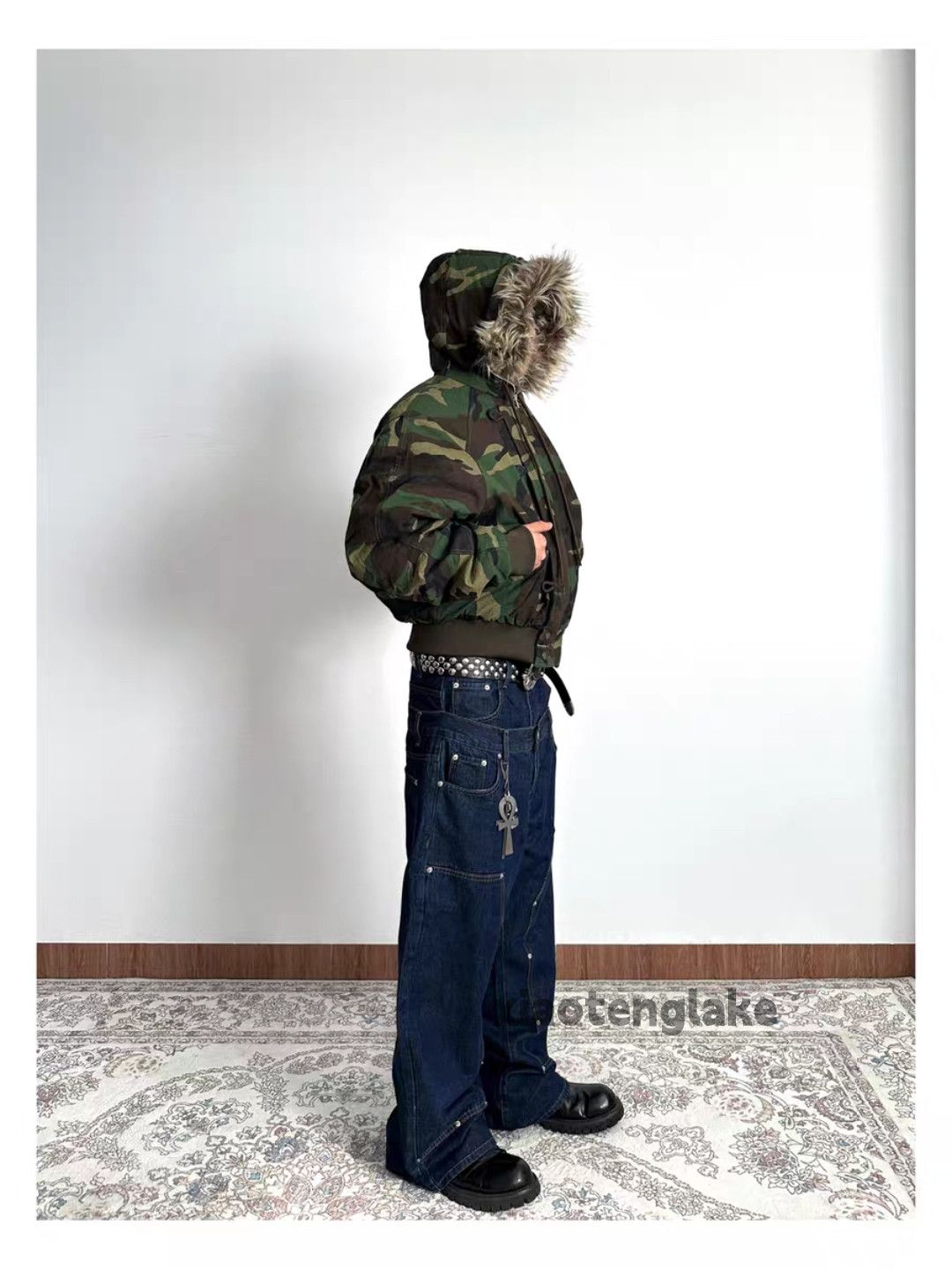 Jean xz vintage wide Leg loose baggy carpenter cargo jeans Size US 28 / EU 44 - 5 Thumbnail