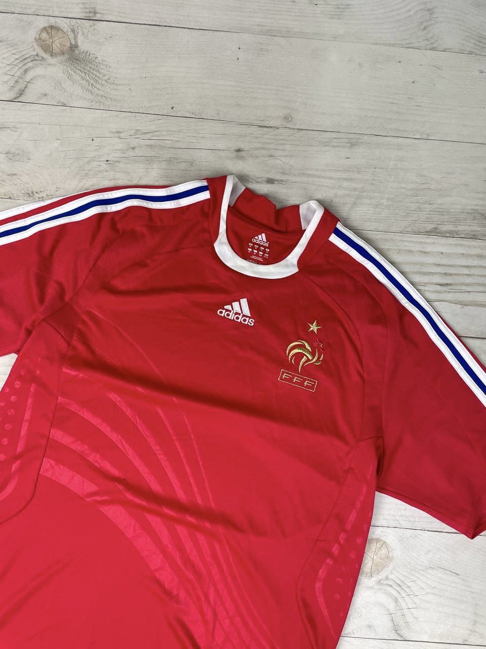 Adidas Adidas FRANCE 2008 2010 AWAY FOOTBALL SHIRT SOCCER JERSEY Size US XL / EU 56 / 4 - 2 Thumbnail