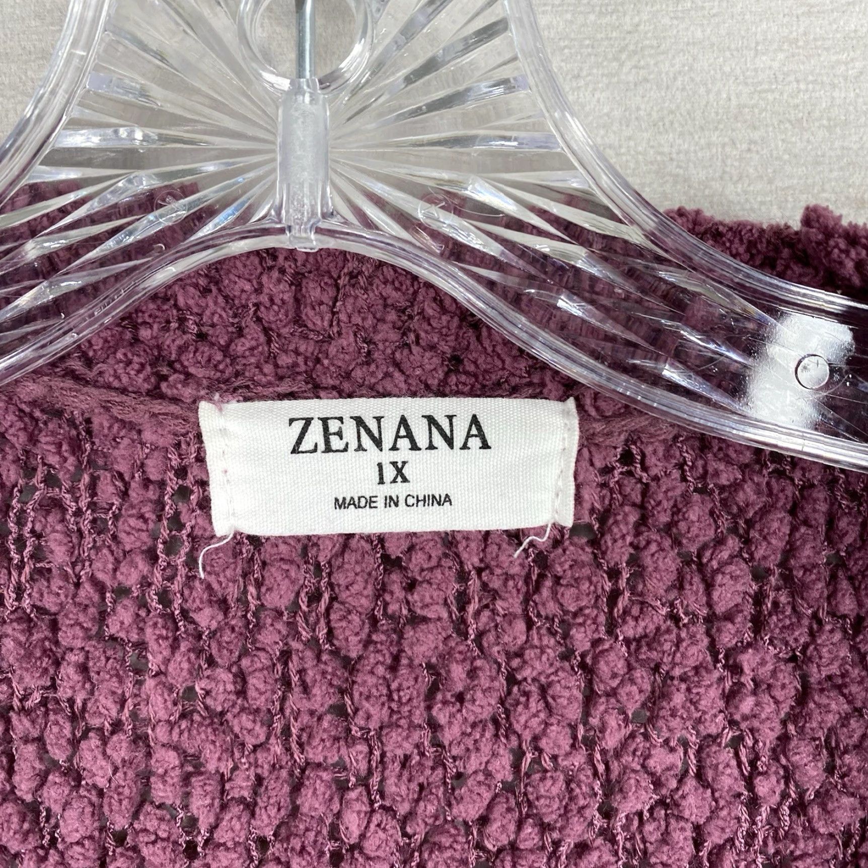 Vintage Zenana Outfitters Cardigan Sweater Womens 1X Teal Popcorn Knit Open Front Pockets Ribbed Thigh-Length Casual 80s Classic Outdoor Balloon Sleeve Size XL / US 12-14 / IT 48-50 - 5 Thumbnail