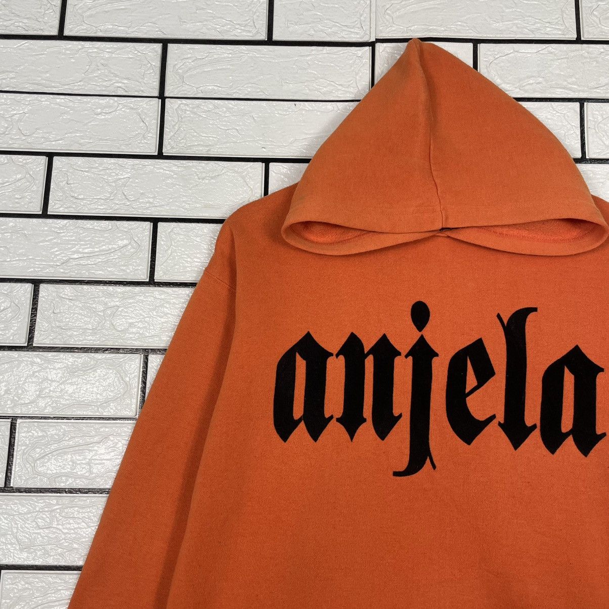 Japanese Brand Japanese Brand Triple Rund Angela Pullover Orange Hoodie Size US M / EU 48-50 / 2 - 6 Thumbnail