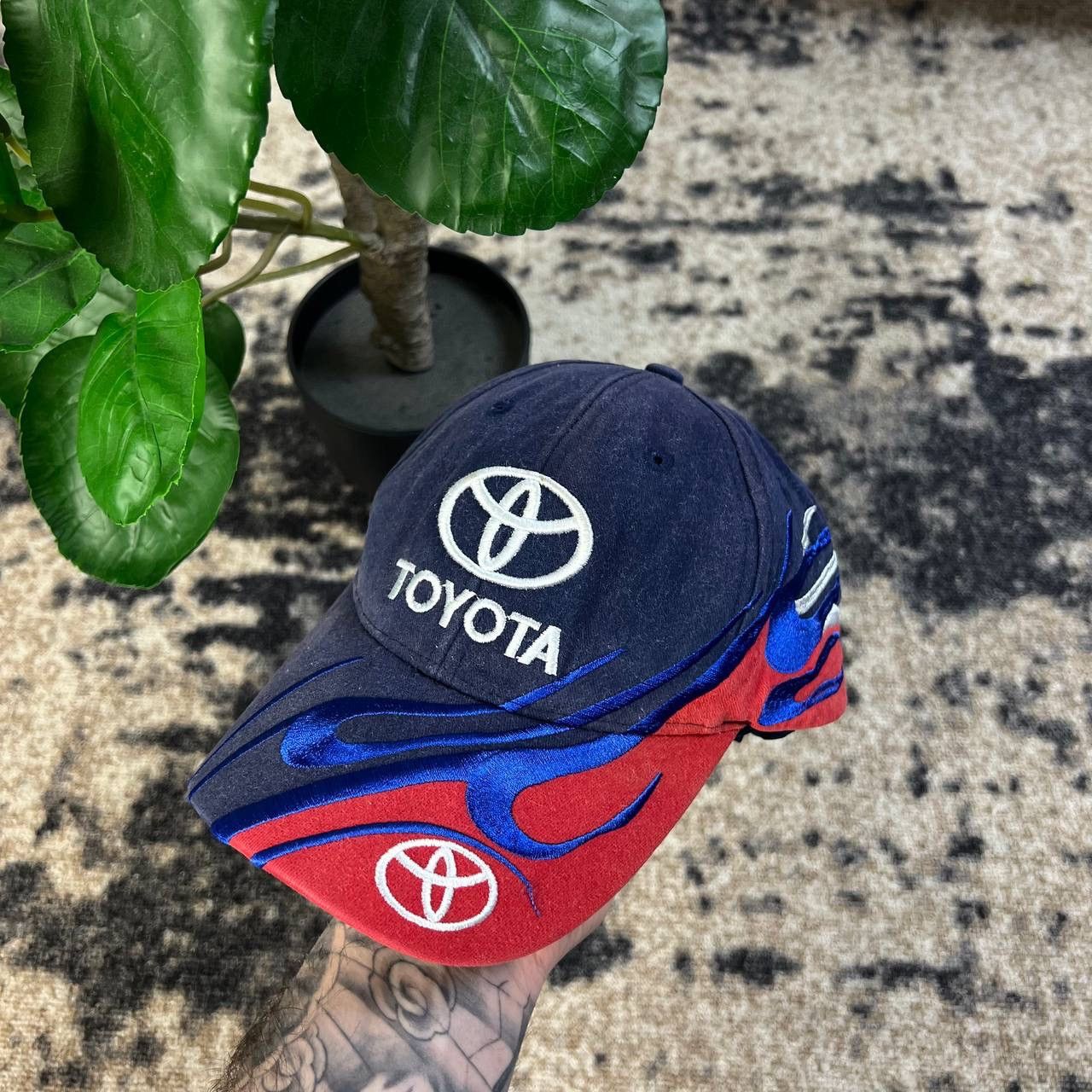 Toyota Vintage Y2K Tribal Style Racing Baseball Cap