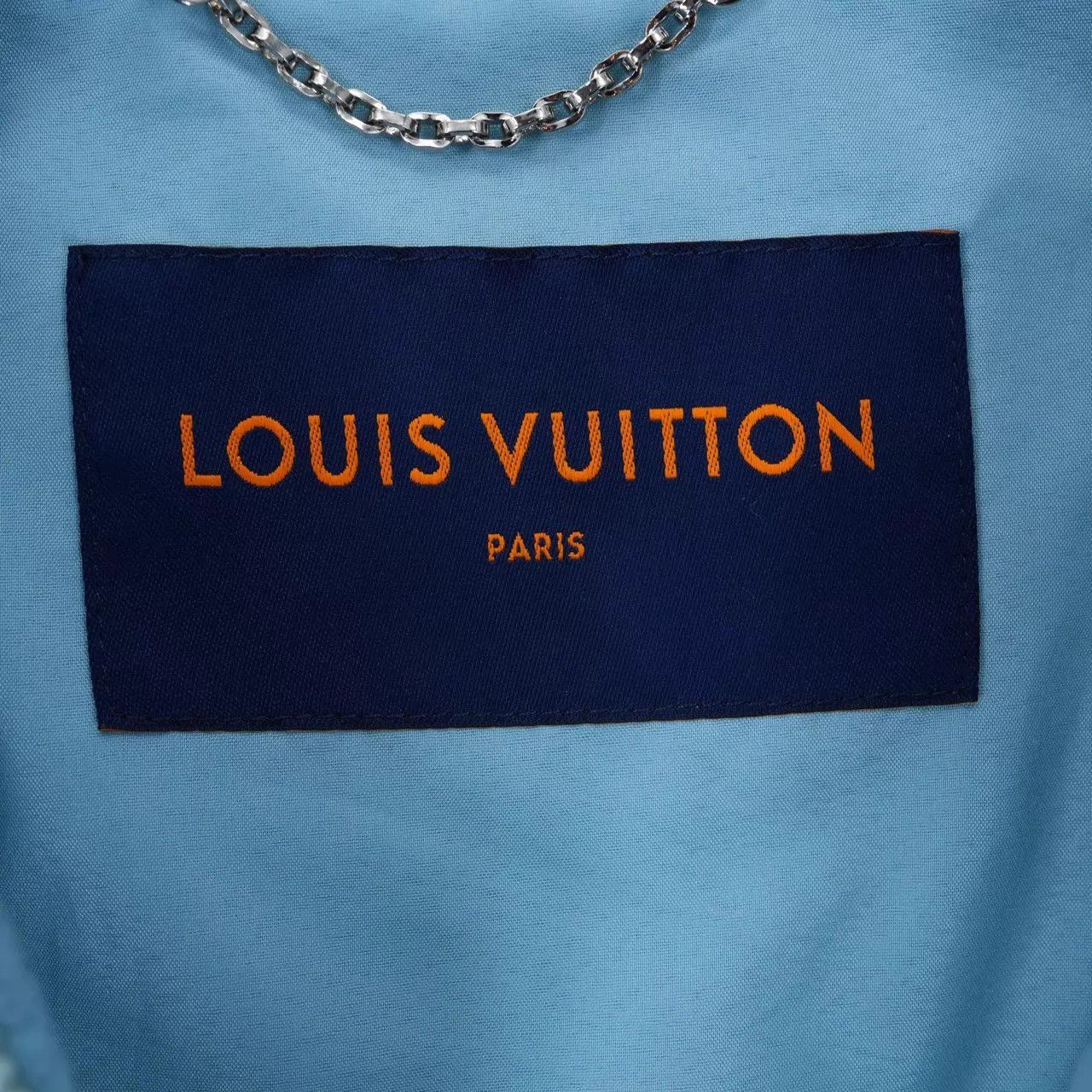 Louis Vuitton LV SS23 Half-Zip Embroidered Logo Blue 56 Size US XL / EU 56 / 4 - 4 Thumbnail