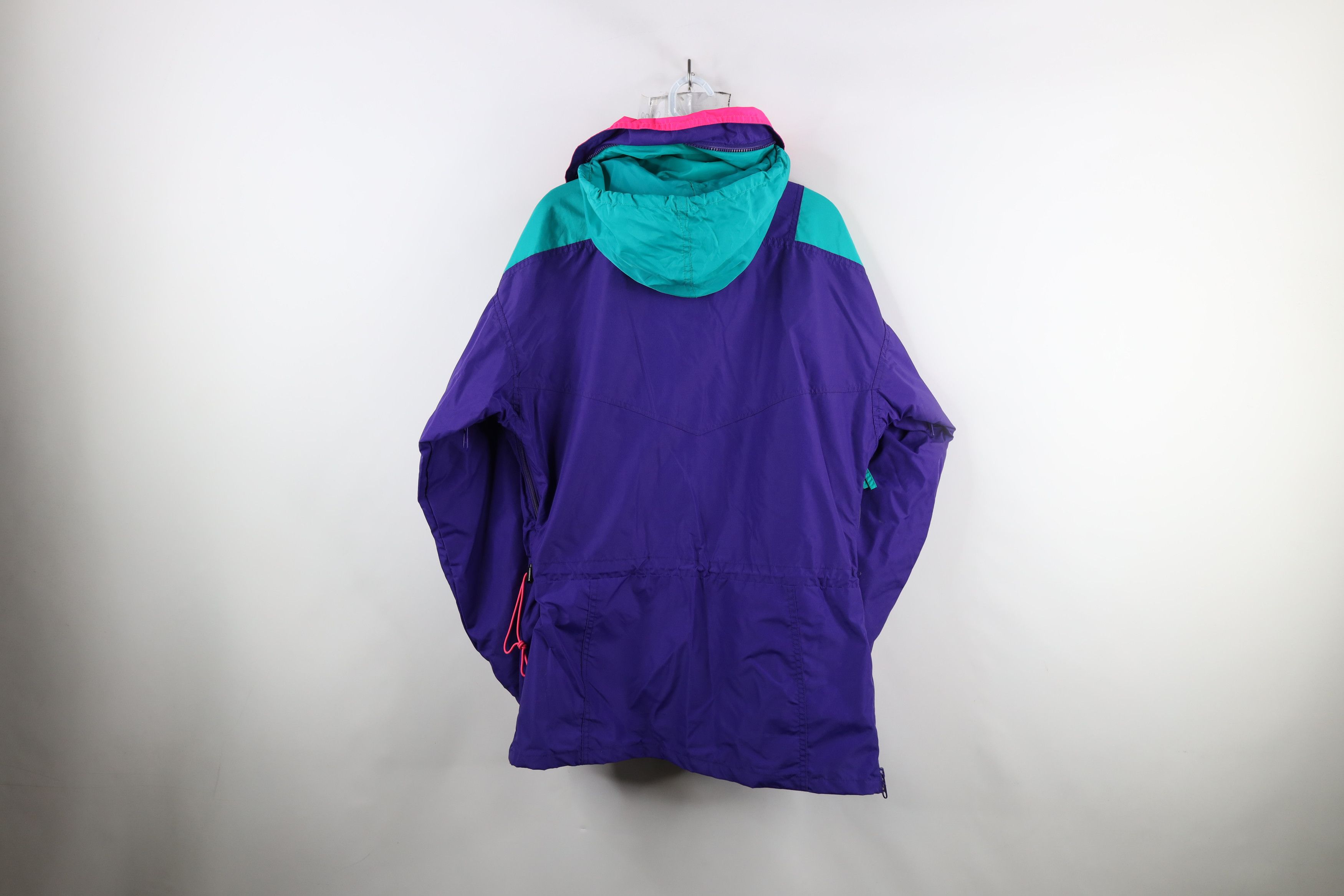 Columbia Vintage 90s Columbia Hooded Half Zip Pullover Jacket Purple Size US S / EU 44-46 / 1 - 12 Thumbnail