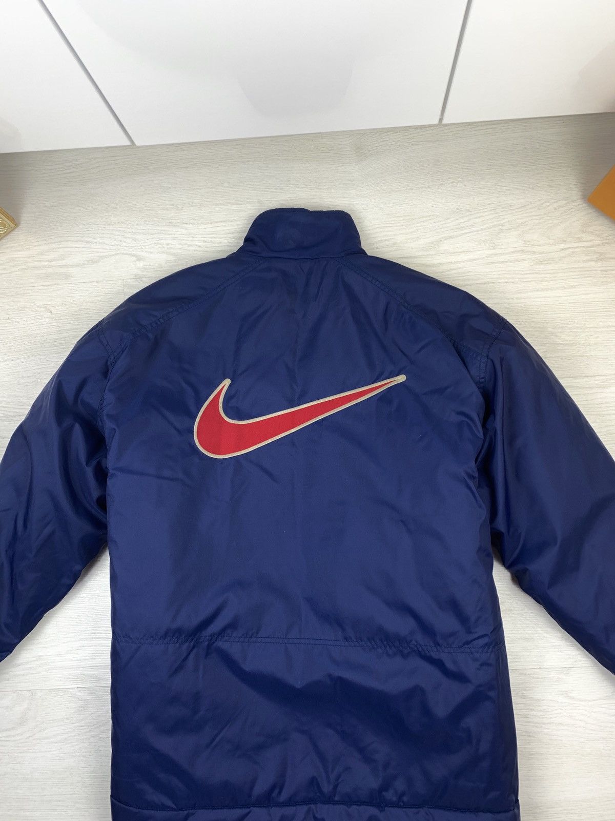 Vintage Vintage 90s Nike Embroidered Big Logo Swoosh Jacket Size US M / EU 48-50 / 2 - 10 Thumbnail