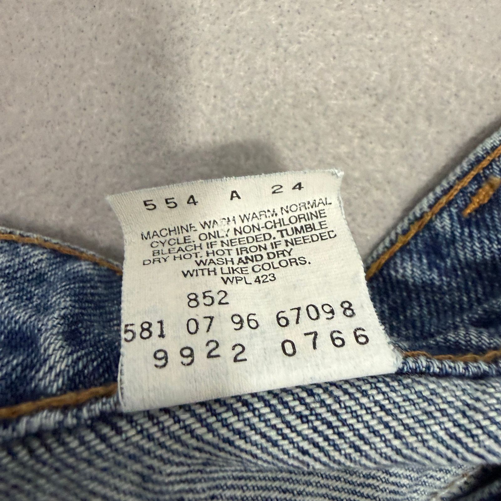 Levi's Vintage Levis 9922 Jeans 20 Orange Tab High Rise Tapered Size 42" / US 20 - 5 Thumbnail