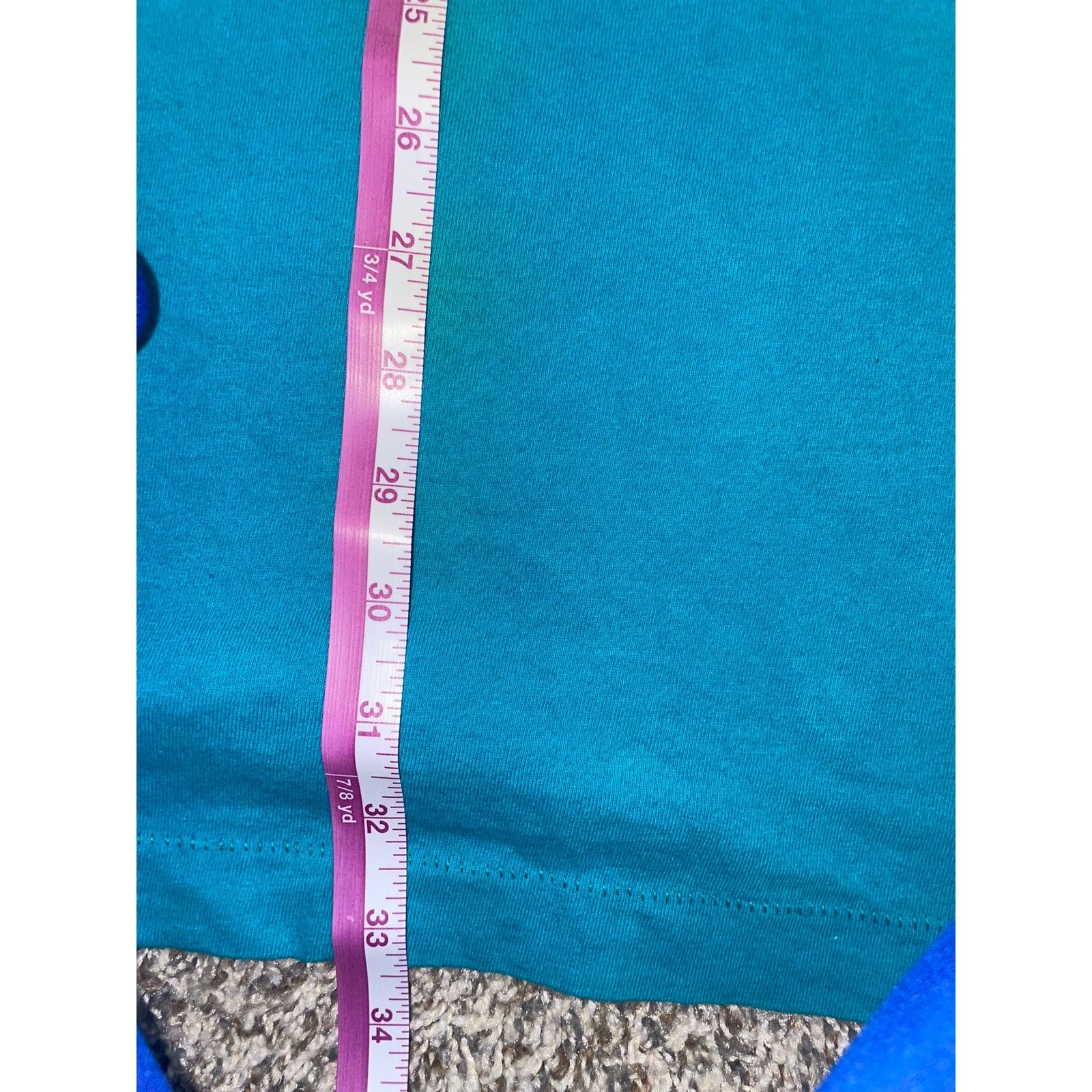 Fruit Of The Loom Vintage Blue Blank Shirt Fruit Of The Loom Pocket Tee 90s XL Size US XL / EU 56 / 4 - 10 Thumbnail