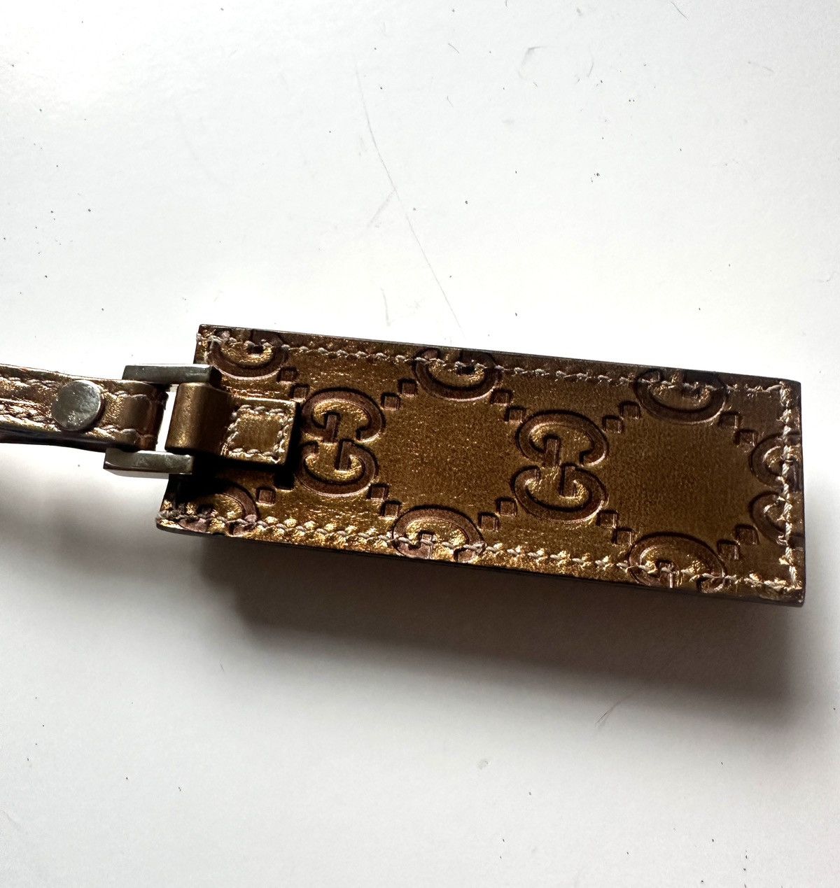 Gucci ⭐️GUCCI⭐️GG Gold Leather Lighter Case - Mint⭐️⭐️⭐️⭐️⭐️ Size ONE SIZE - 5 Thumbnail