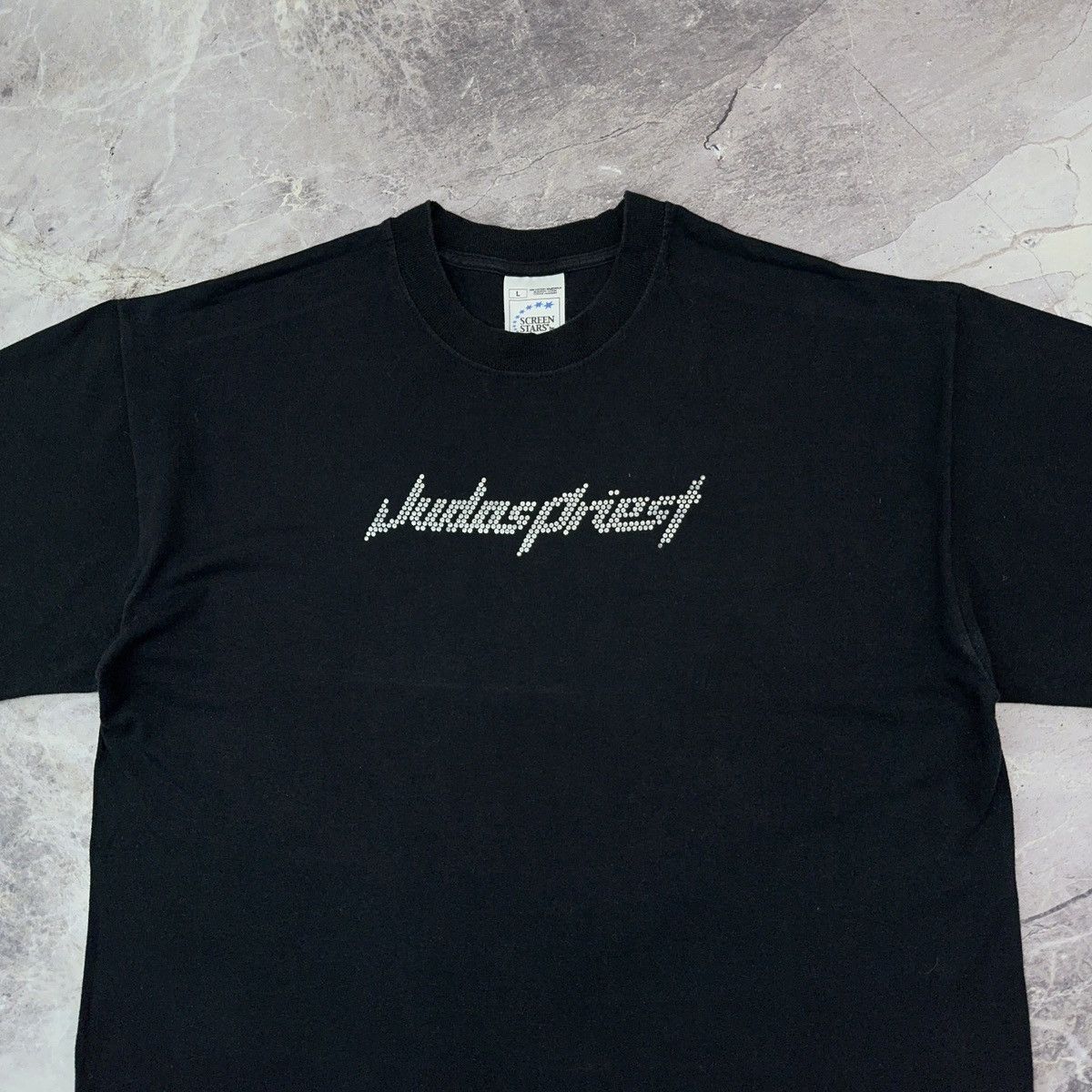 Band Tees × Judas Priest Vintage Judas Priest T shirt 90s Metal Rock Band 90s Size US L / EU 52-54 / 3 - 4 Thumbnail