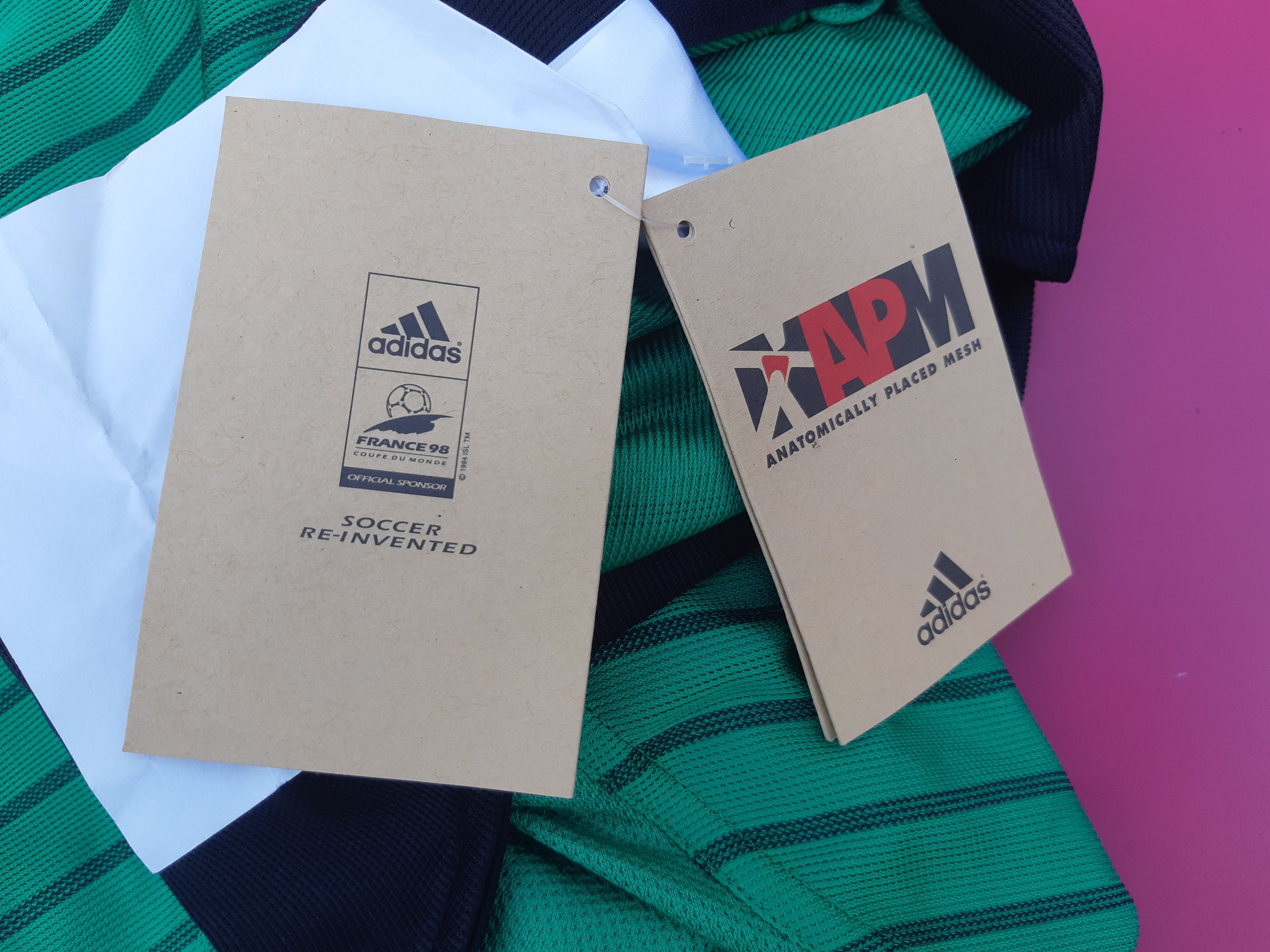 Adidas Adidas Ref Pro 1994 France 98 Referee Jersey Size M NWT Size US M / EU 48-50 / 2 - 5 Thumbnail