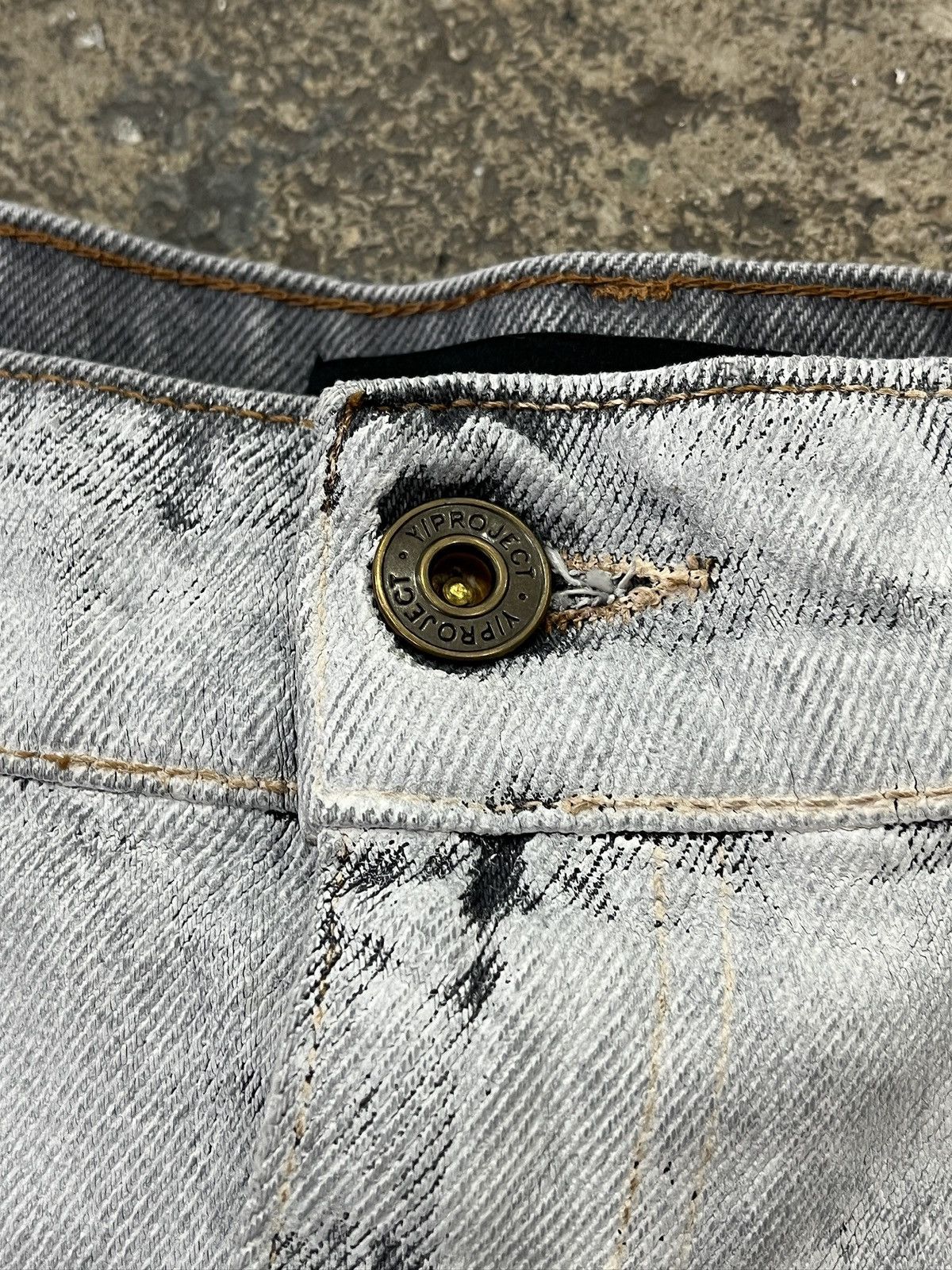 Y/Project Y/Project SS25 Painted Tudor Jeans (unisex) Size US 32 / EU 48 - 15 Thumbnail