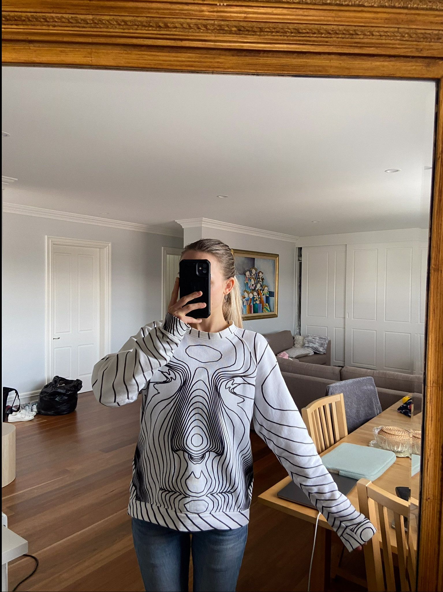 Christopher Kane Digital Face Print Sweatshirt Size US L / EU 52-54 / 3 - 4 Thumbnail