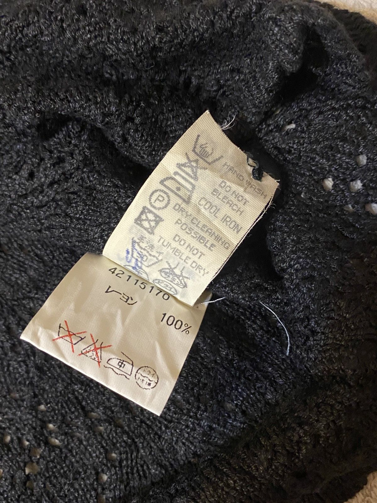 Emporio Armani Vintage Emporio Armani Knitted Lace Size S / US 4 / IT 40 - 4 Thumbnail