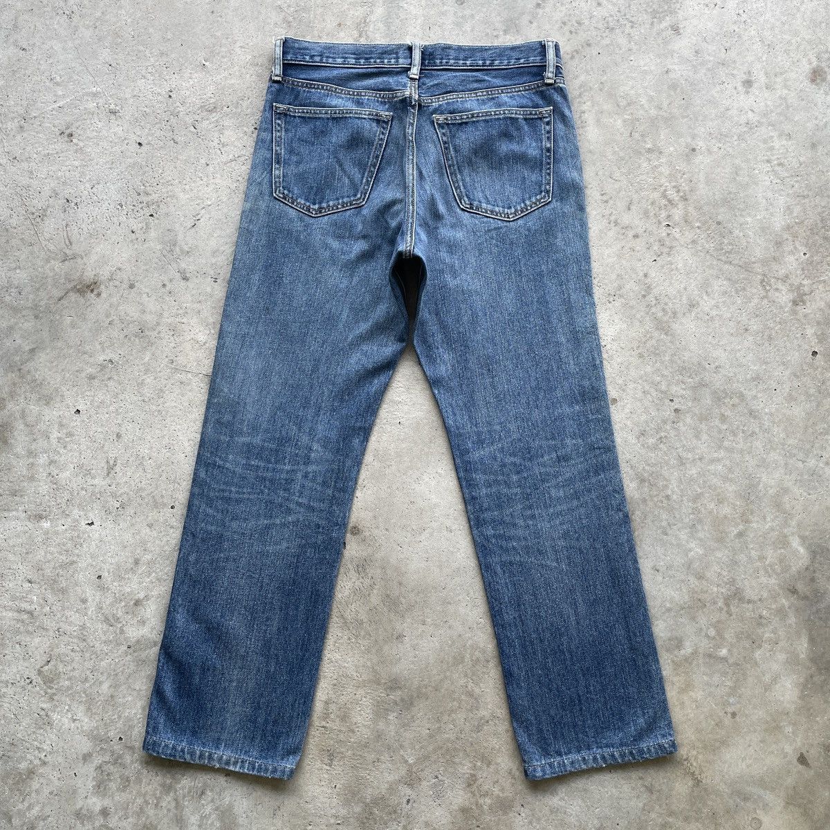 Japanese Brand Vintage Japanese Brand Faded Denim Jeans Pants W32x29 Size US 32 / EU 48 - 12 Thumbnail