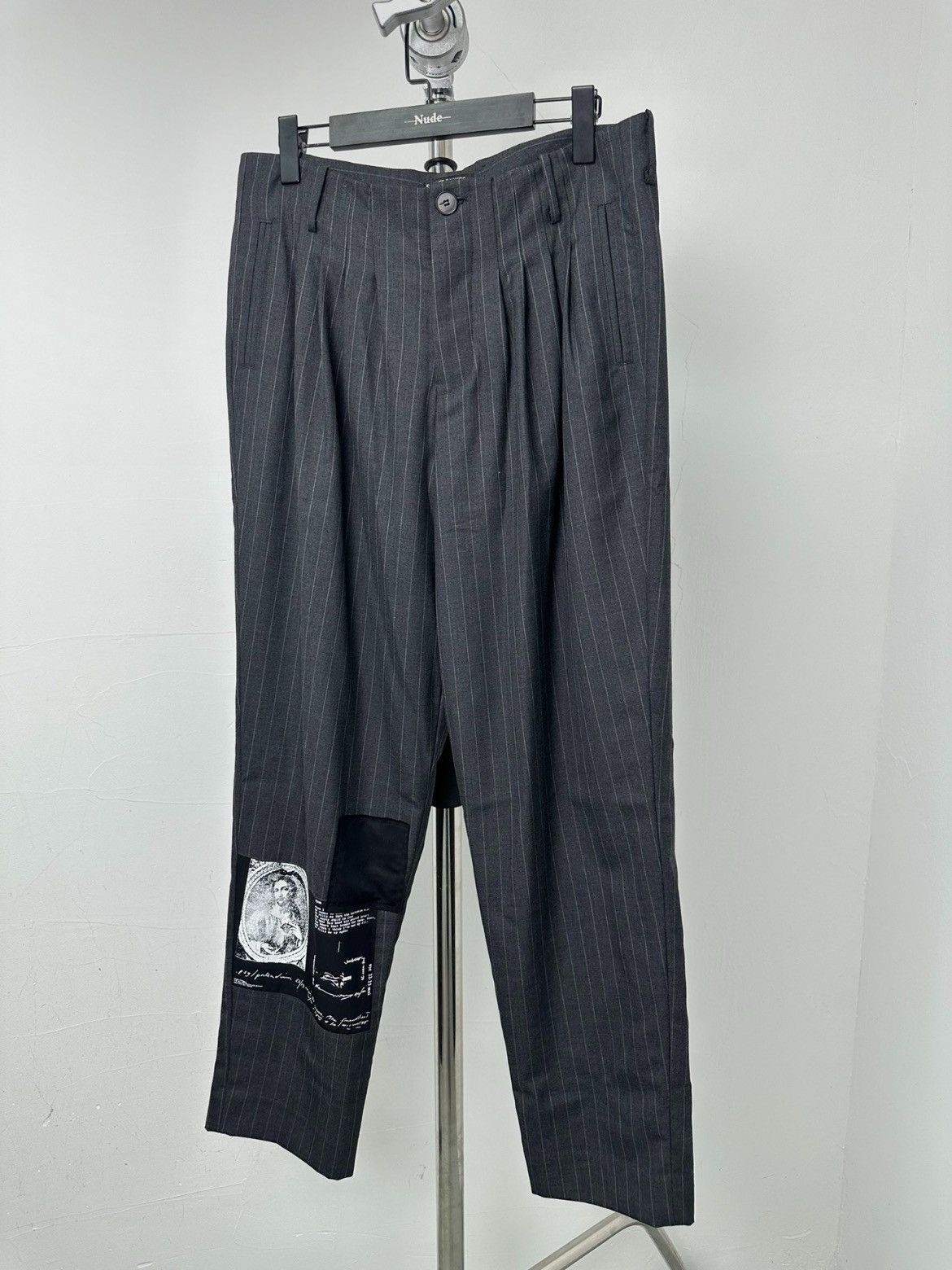 image of Enfants Riches Deprimes Patches Trousers in Grey, Men's (Size 31)