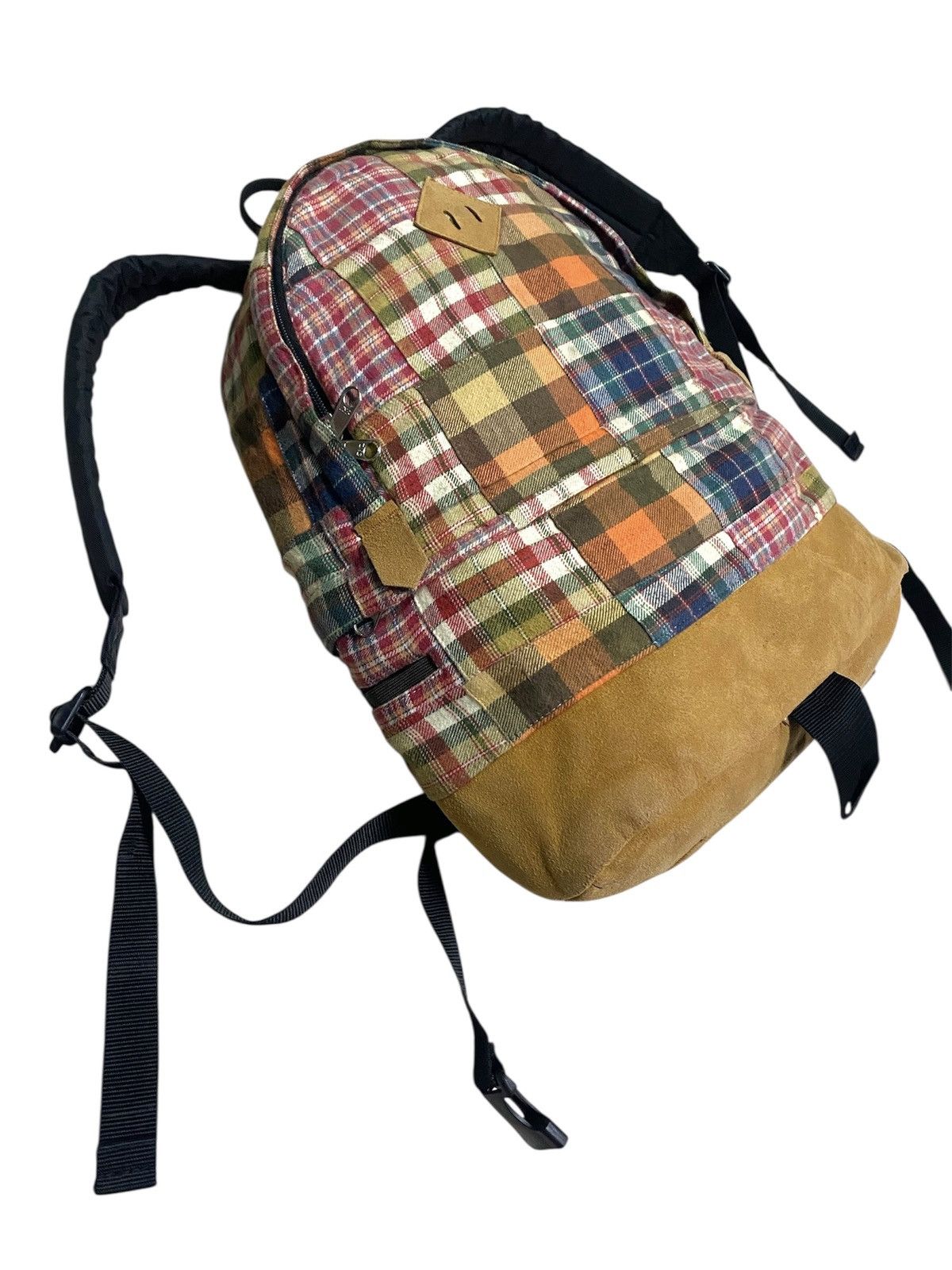 Japanese Brand Houston Co. Japan Patchwork Leather Bagpack Size ONE SIZE - 3 Thumbnail