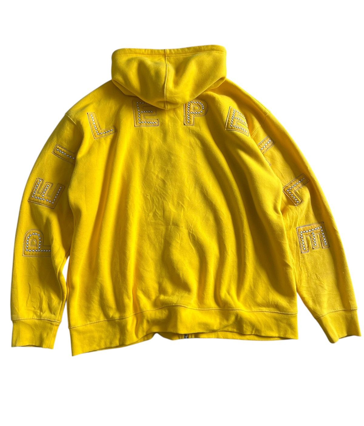 Pelle Pelle Vintage Pelle Pelle Marc Buchanan Spellout Hoodie Zipper Size US XXL / EU 58 / 5 - 21 Thumbnail