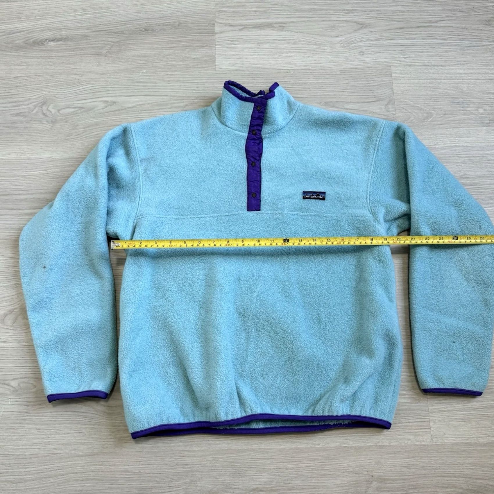 Patagonia VINTAGE Patagonia Womens 11/12 Synchilla Teal Fleece Jacket Pullover 90s Size XL / US 12-14 / IT 48-50 - 2 Thumbnail