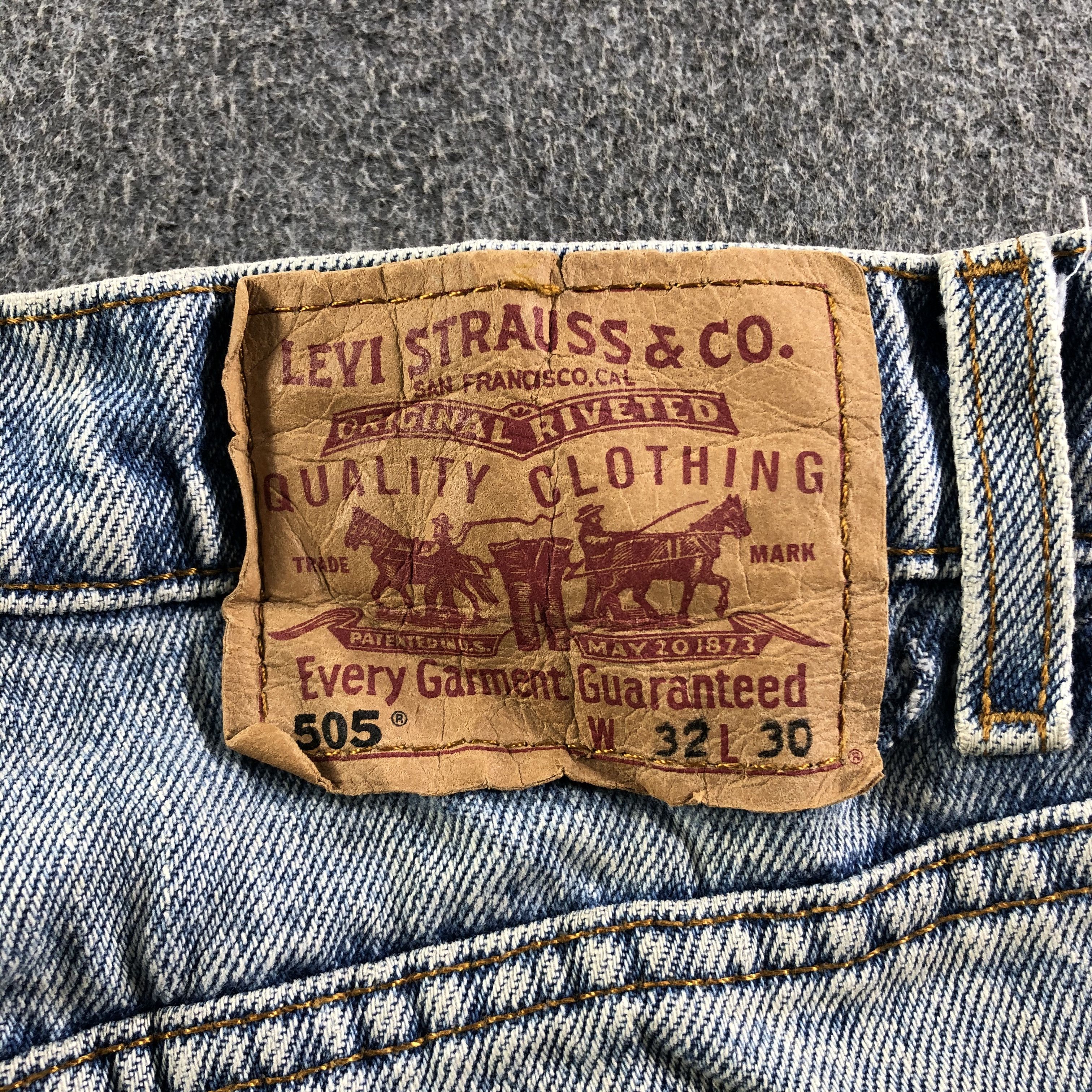 Levi's 90s Vintage Light Wash Levis 505 Jeans-J3371 Size US 31 - 5 Thumbnail