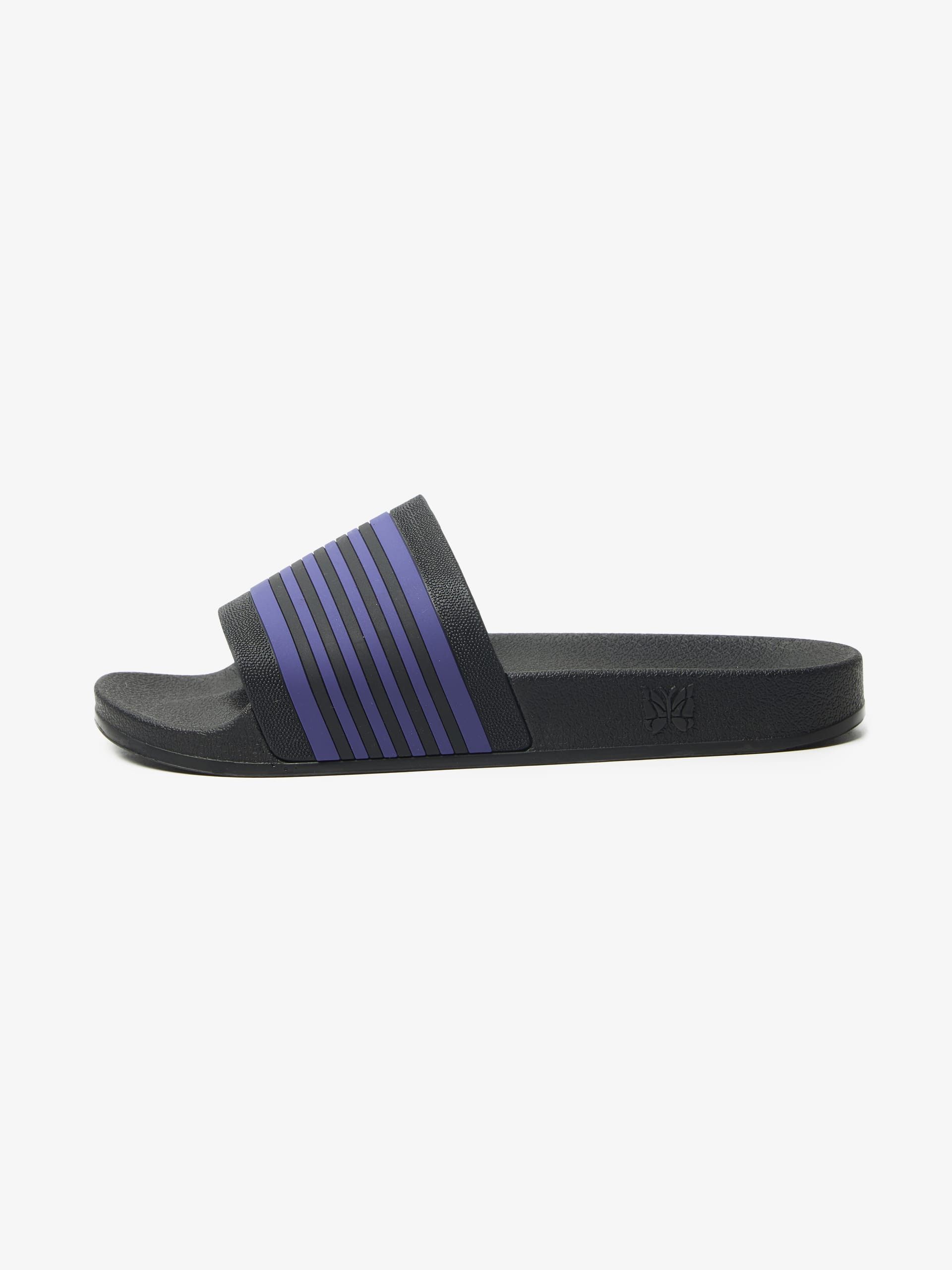 image of Needles Black And Purple Flip Flops Shoes, Men's (Size 10)