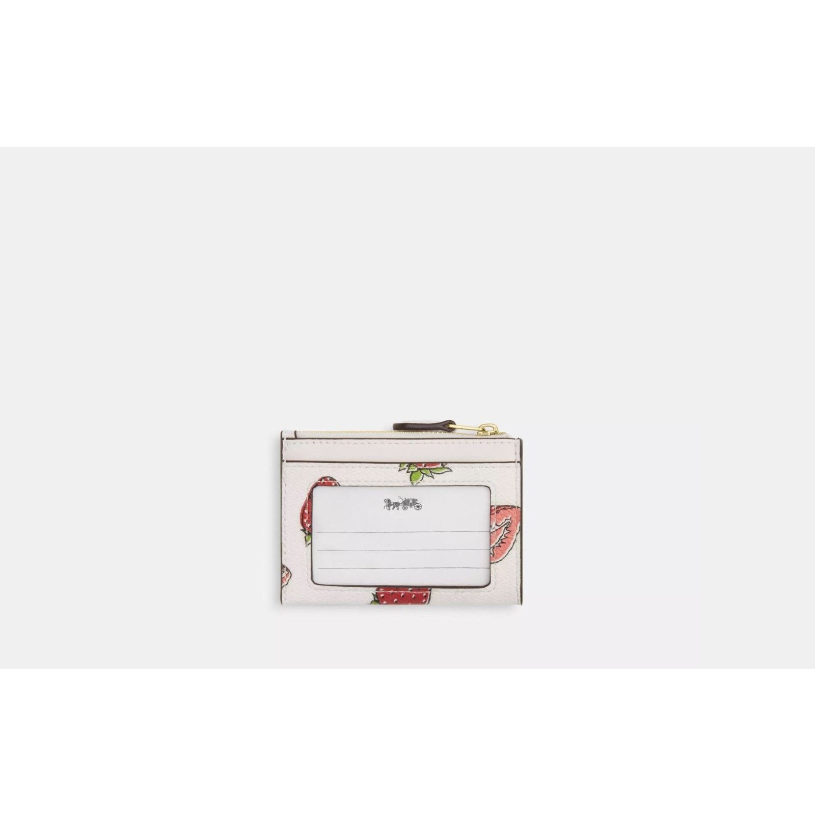 Coach Coach CAR17 Mini Skinny Id Case Strawberry Print Multi V3 Size ONE SIZE - 5 Thumbnail