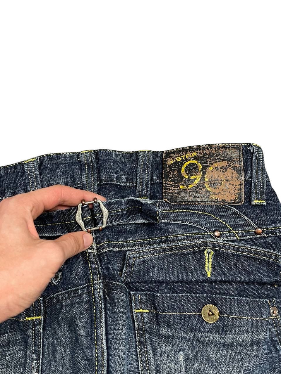 G-Star × Japanese Brand × Vintage Vintage G Star 96 Elwood Y2K Jeans Size US 32 / EU 48 - 4 Thumbnail
